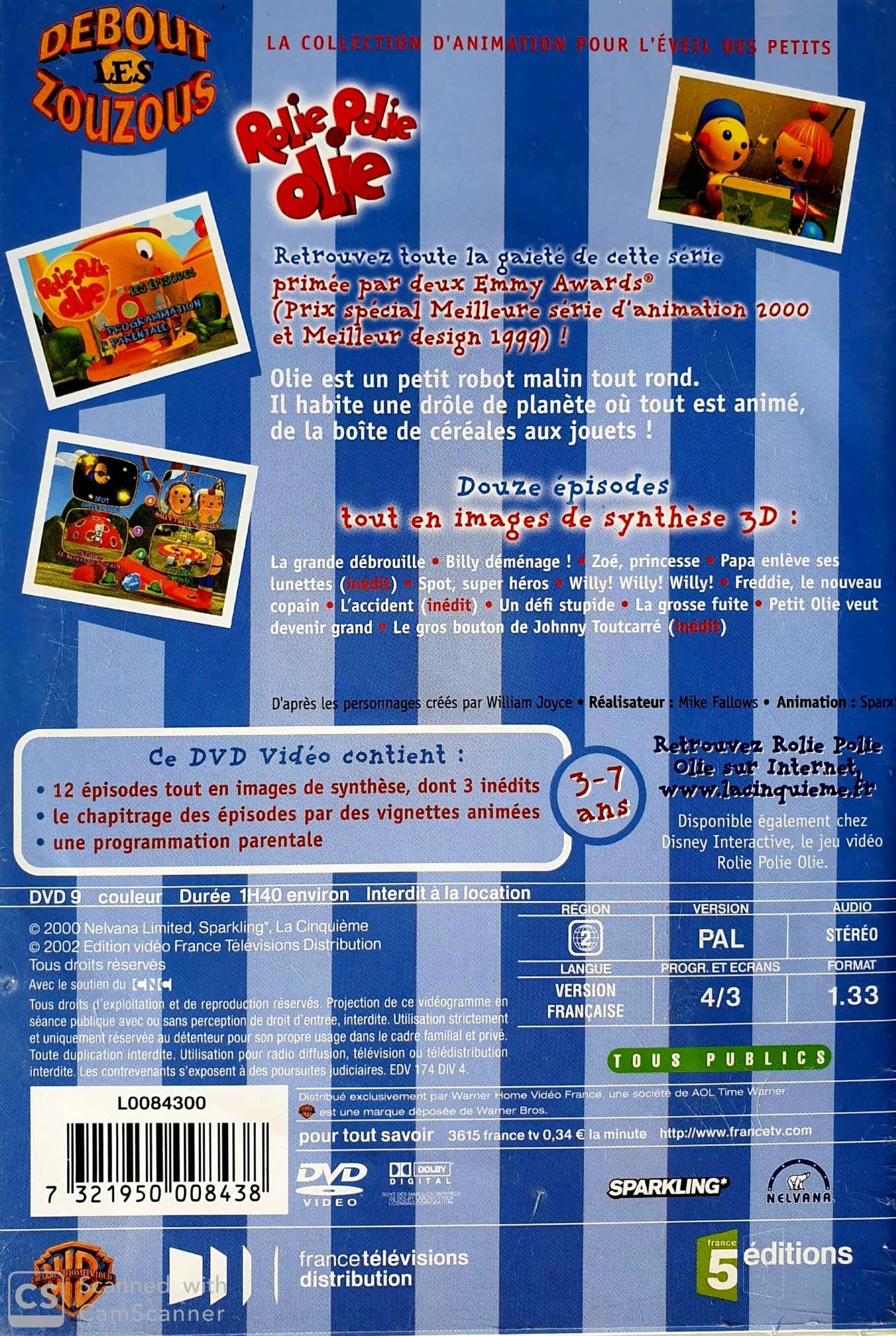 Rolie Polie Olie Vol 3 EN, FR Disney (4606741348407)