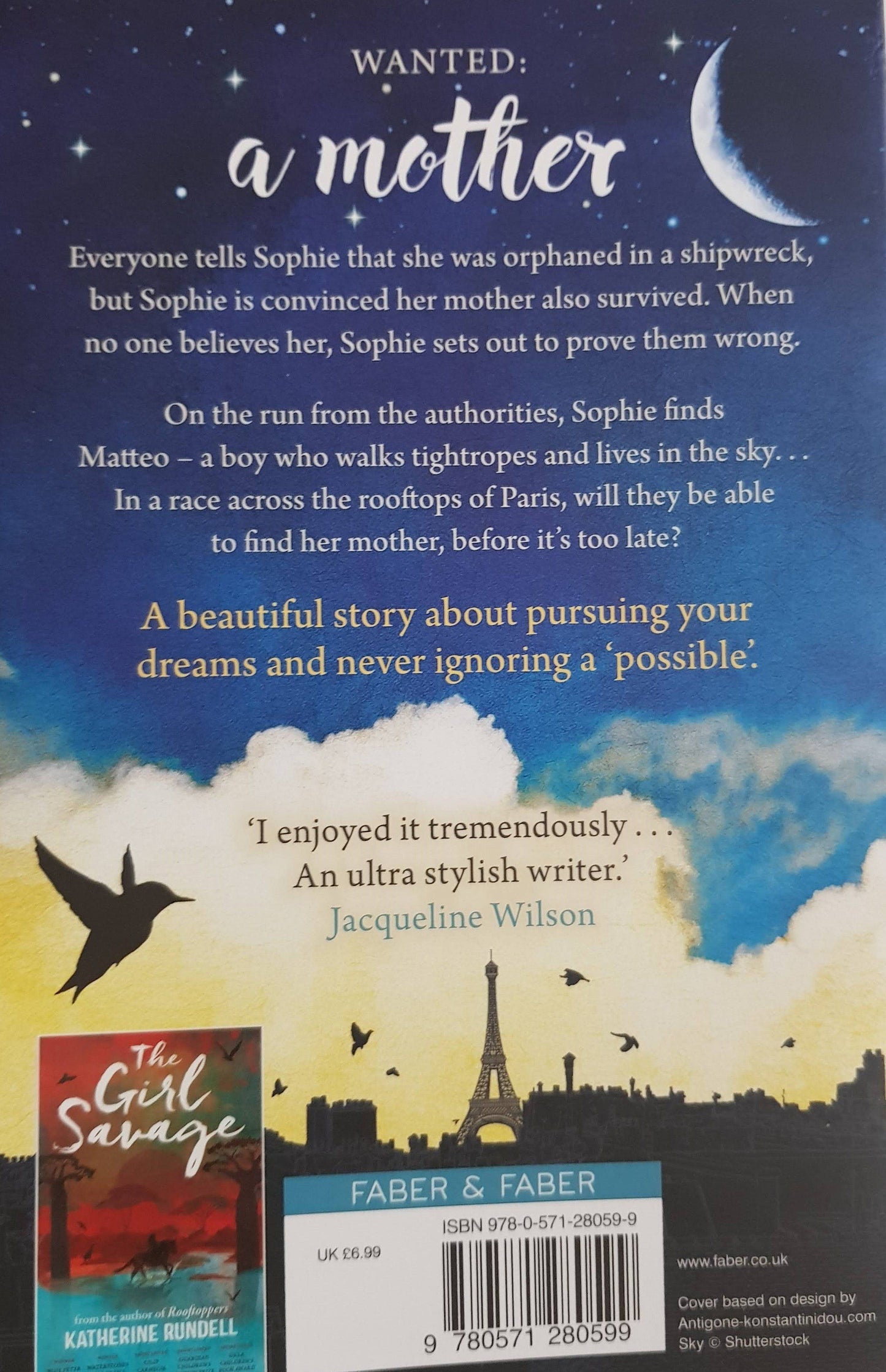 Rooftoppers Like New Katherine Rundell (4630699016247)