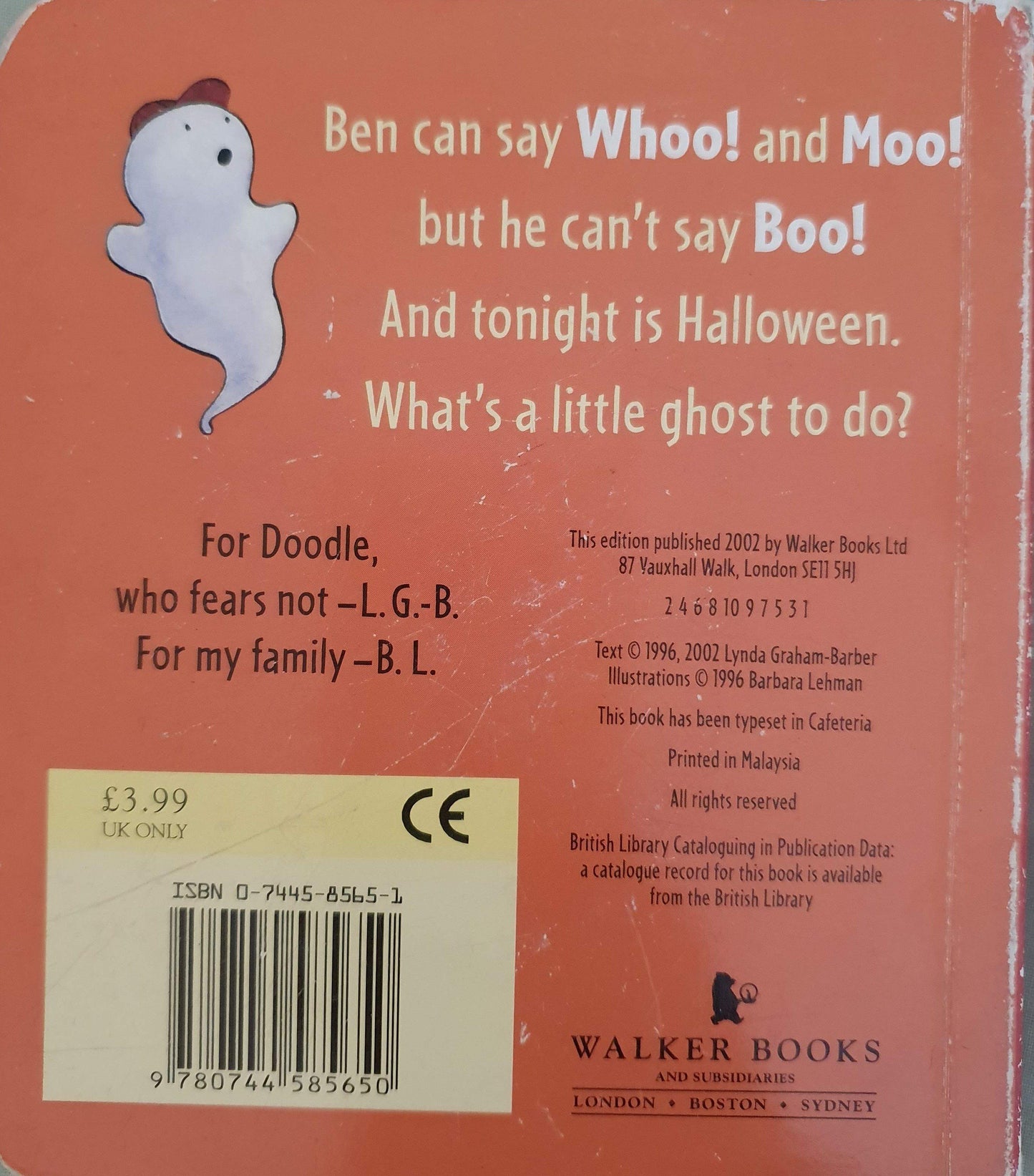 Say Boo Well Read,English Recuddles.ch (6088029372601)
