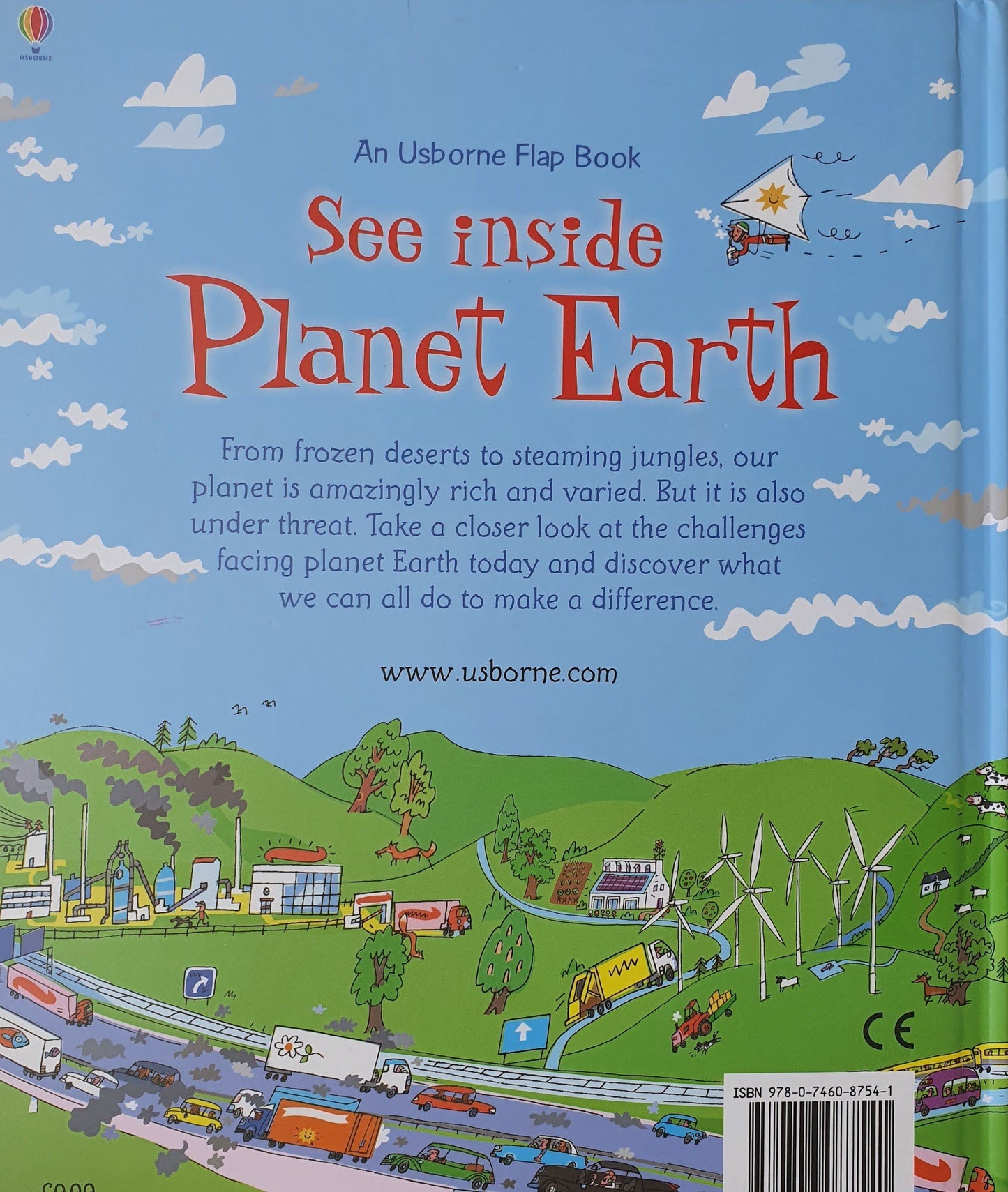 See inside planet Earth Like New, 6+ Yrs Usborne (6685621944505)
