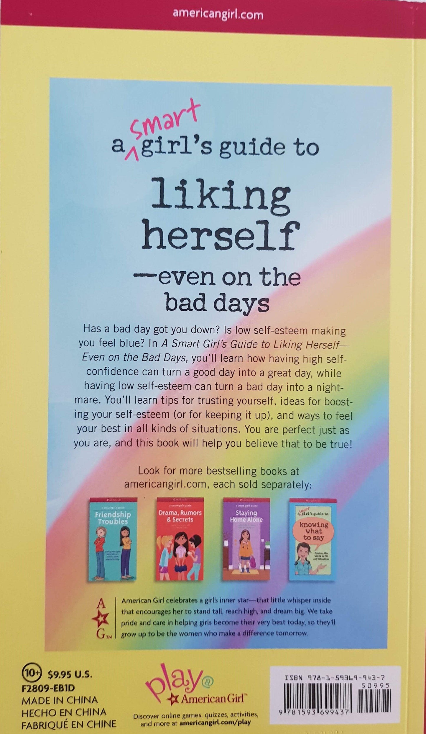 Smart girl's guide Liking herself Like New American Girl (4630656843831)