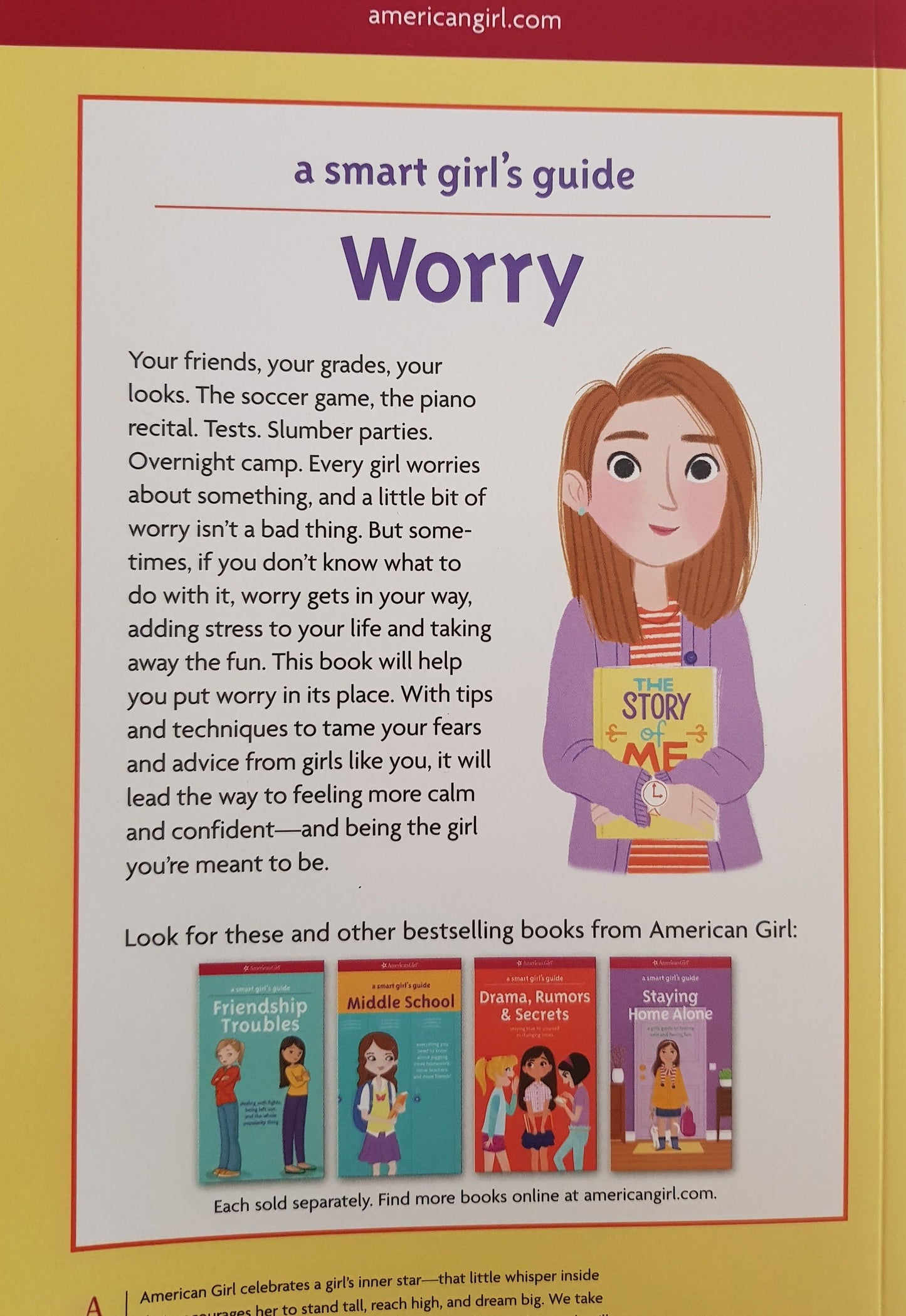 Smart girl's guide worry Like New American Girl (4630656876599)