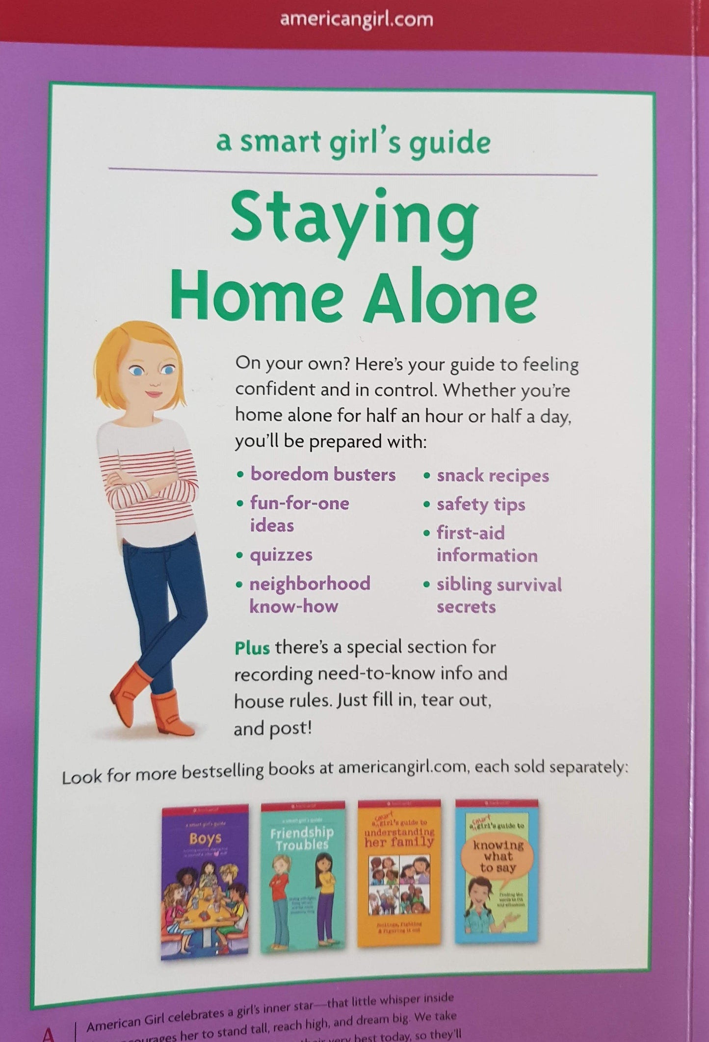 Smart girl's Staying home Alone Like New American Girl (4630656942135)