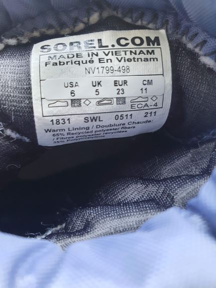 Sorel Very Good, Size 23 Sorel (7045777817785)