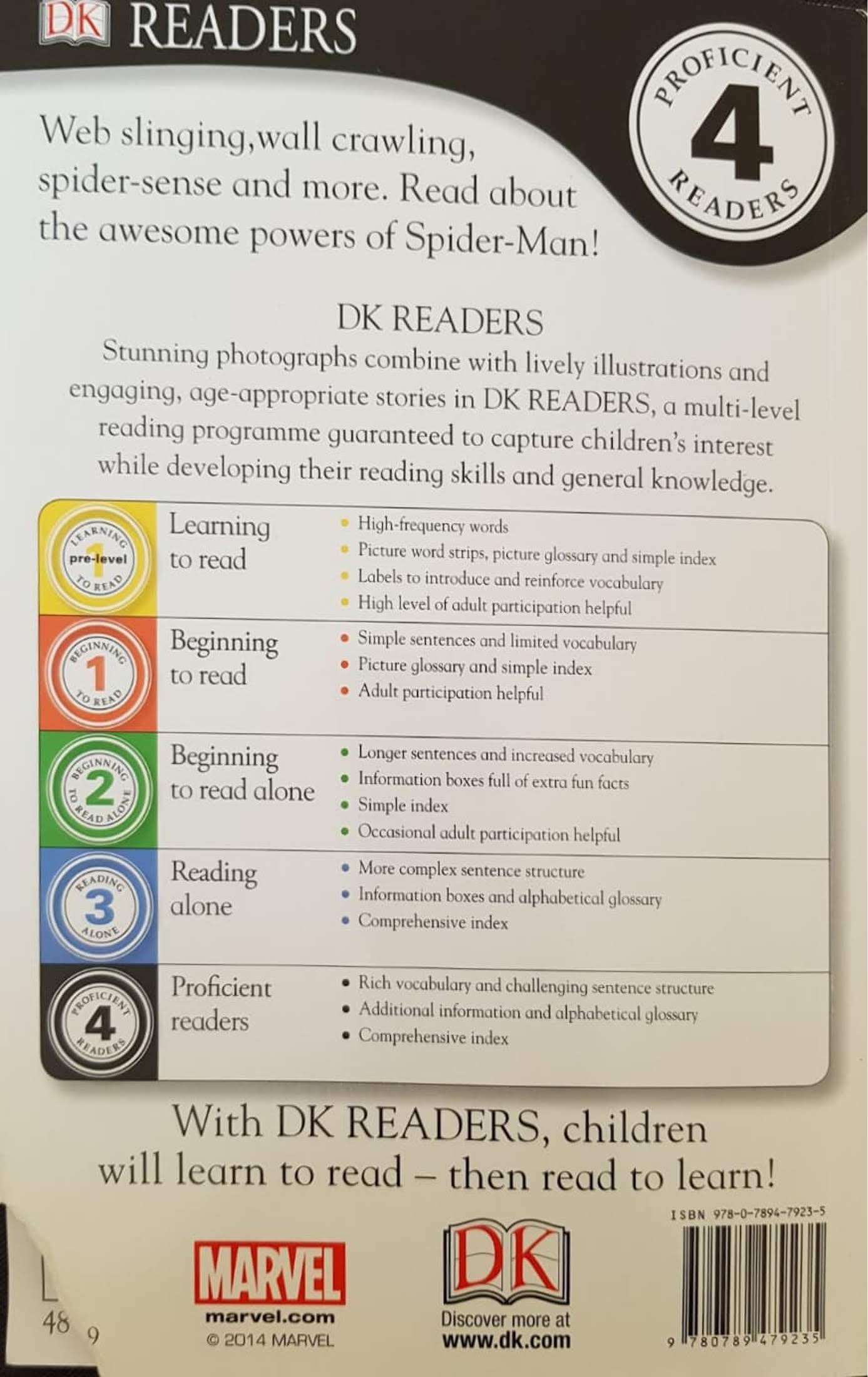 SPIDER-MAN'S AMAZING POWERS Like New, 5+ Yrs Recuddles.ch (6541799325881)