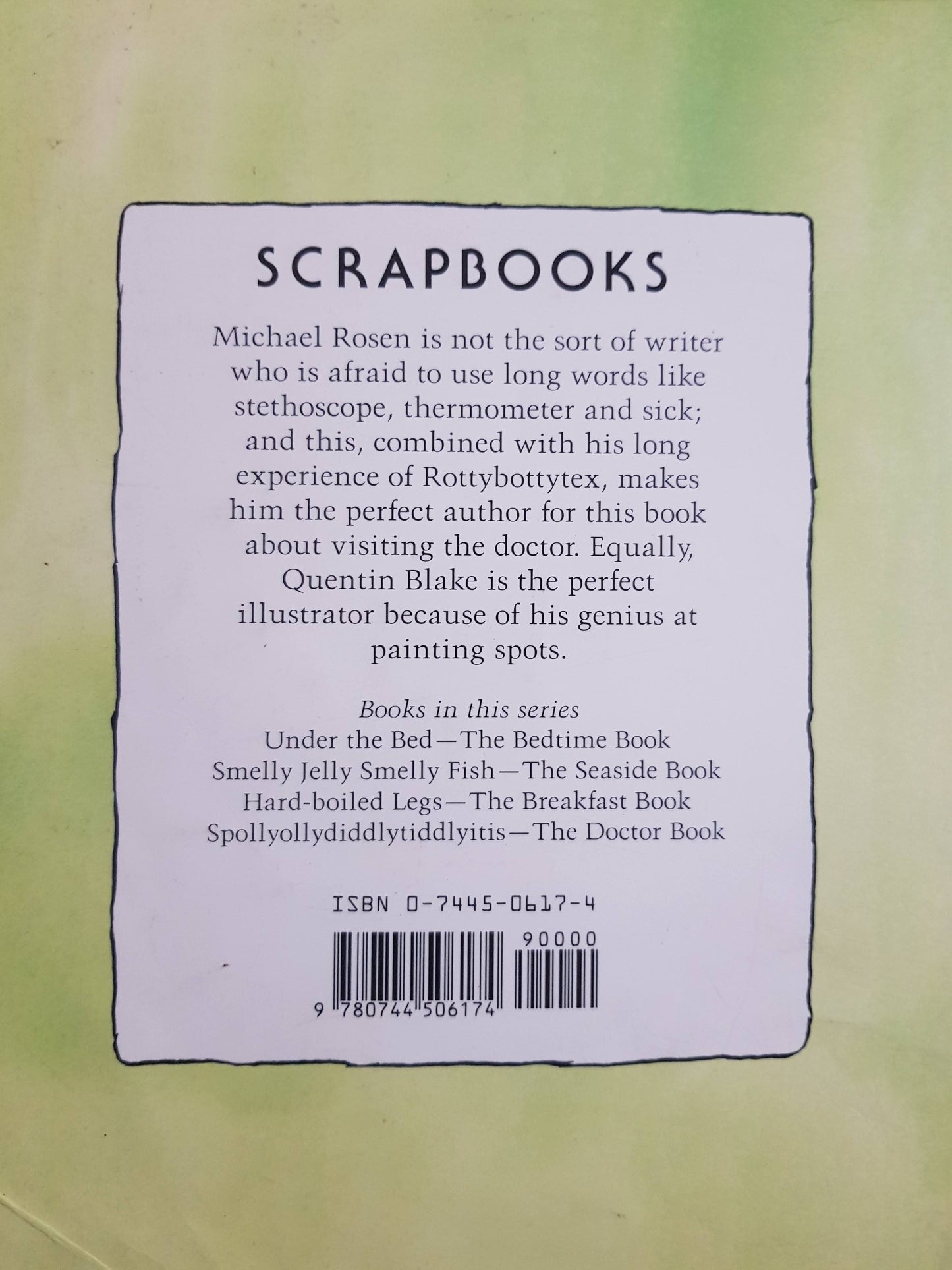 SPOLLYOLLY-DIDDLY TIDDLYITIS - THE DOCTOR BOOK Very Good Recuddles.ch (6172560883897)