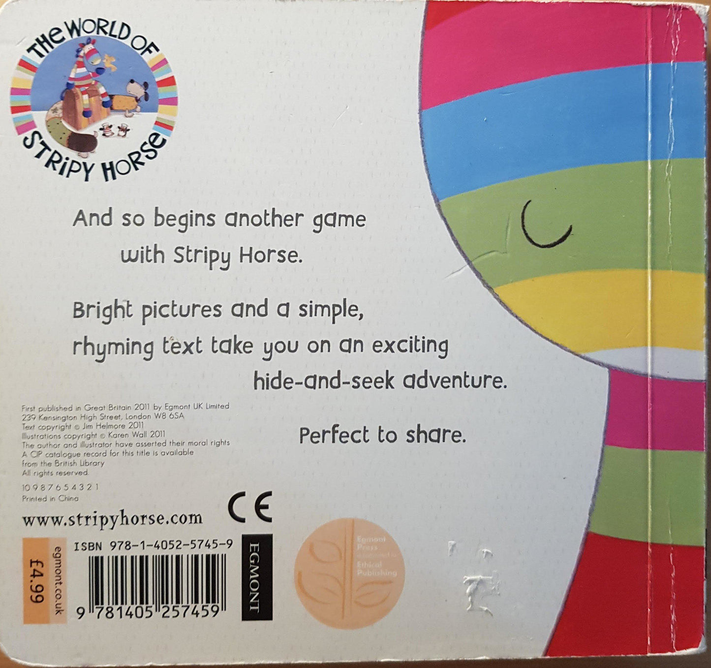 Stripy Horse Hide and Seek Very Good Stripy Horse (4619178246199)