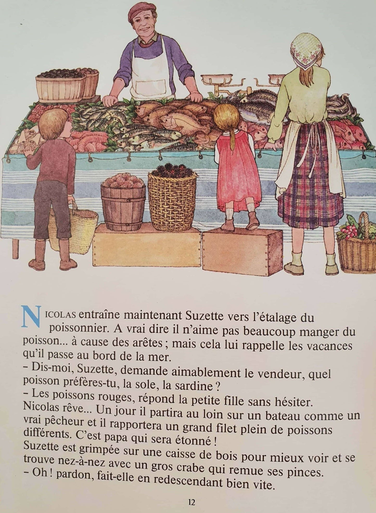 Suzette et Nicolas Au Marché Like New Not Applicable (6075334820025)