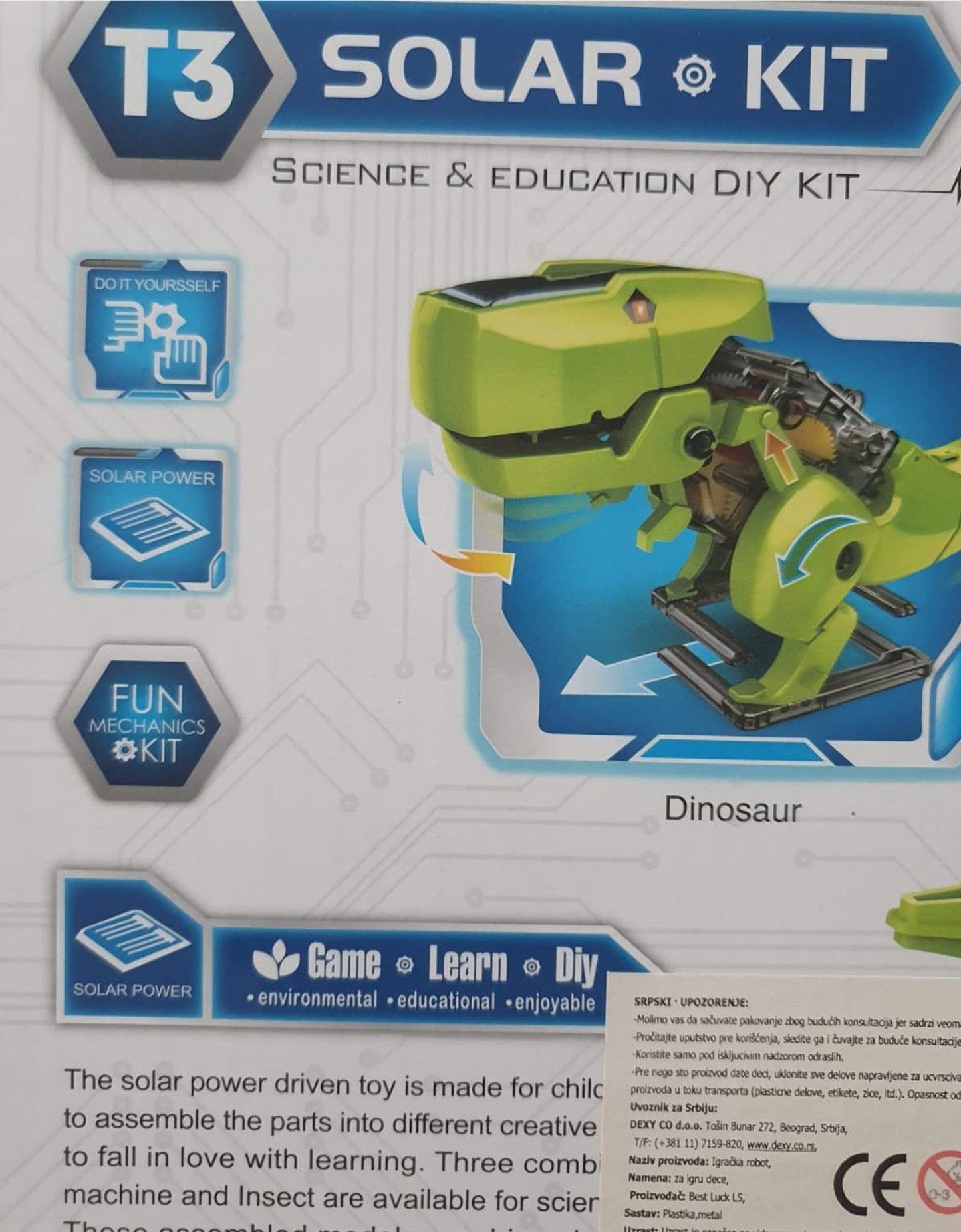 T3 SOLAR KIT New with Tags, 8+ Yrs Recuddles.ch (6743071097017)