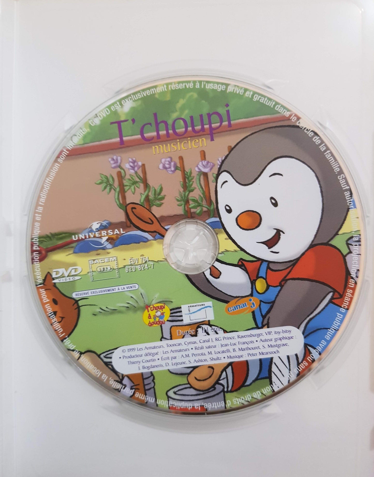 T'choupi musicien DVD,French ReCuddles (6215550402745)