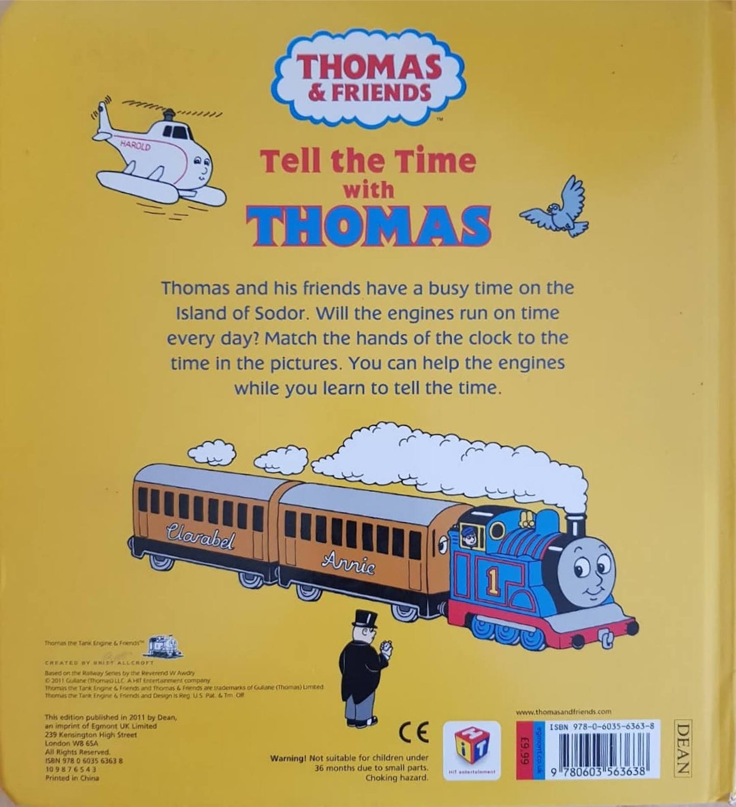 Tell the Time With THOMAS Like New Thomas & Friends (6203873132729)