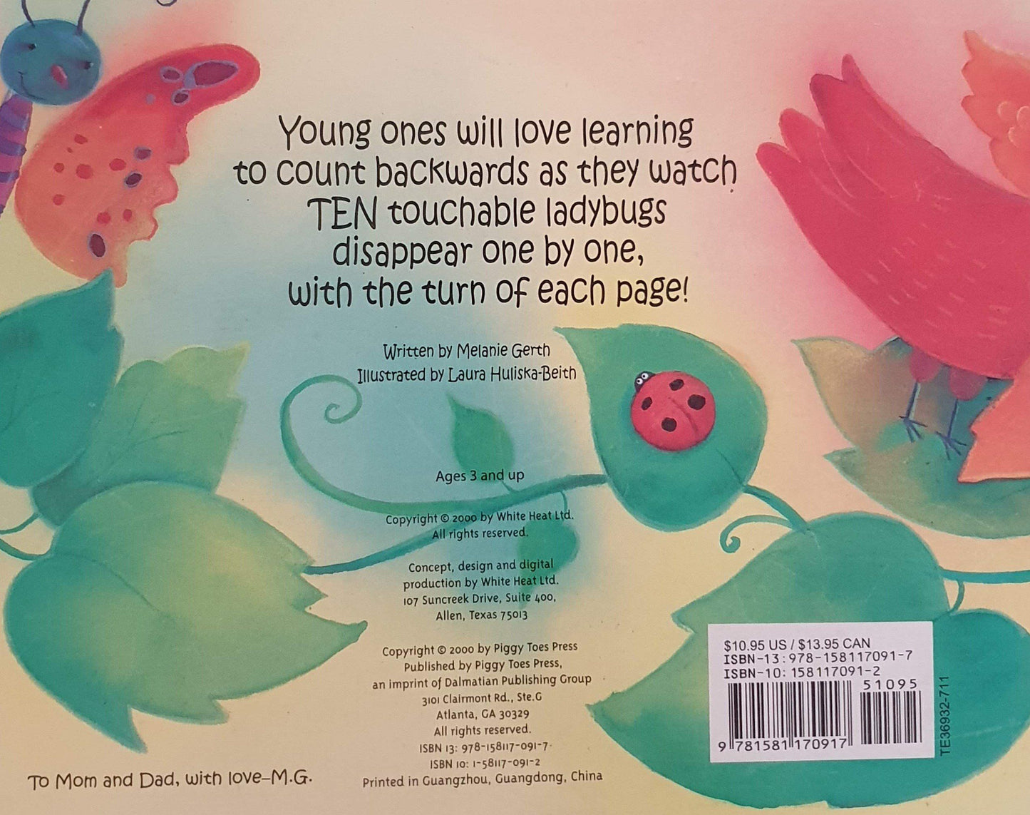 Ten Little Ladybug Like New,English Recuddles.ch (6088029536441)