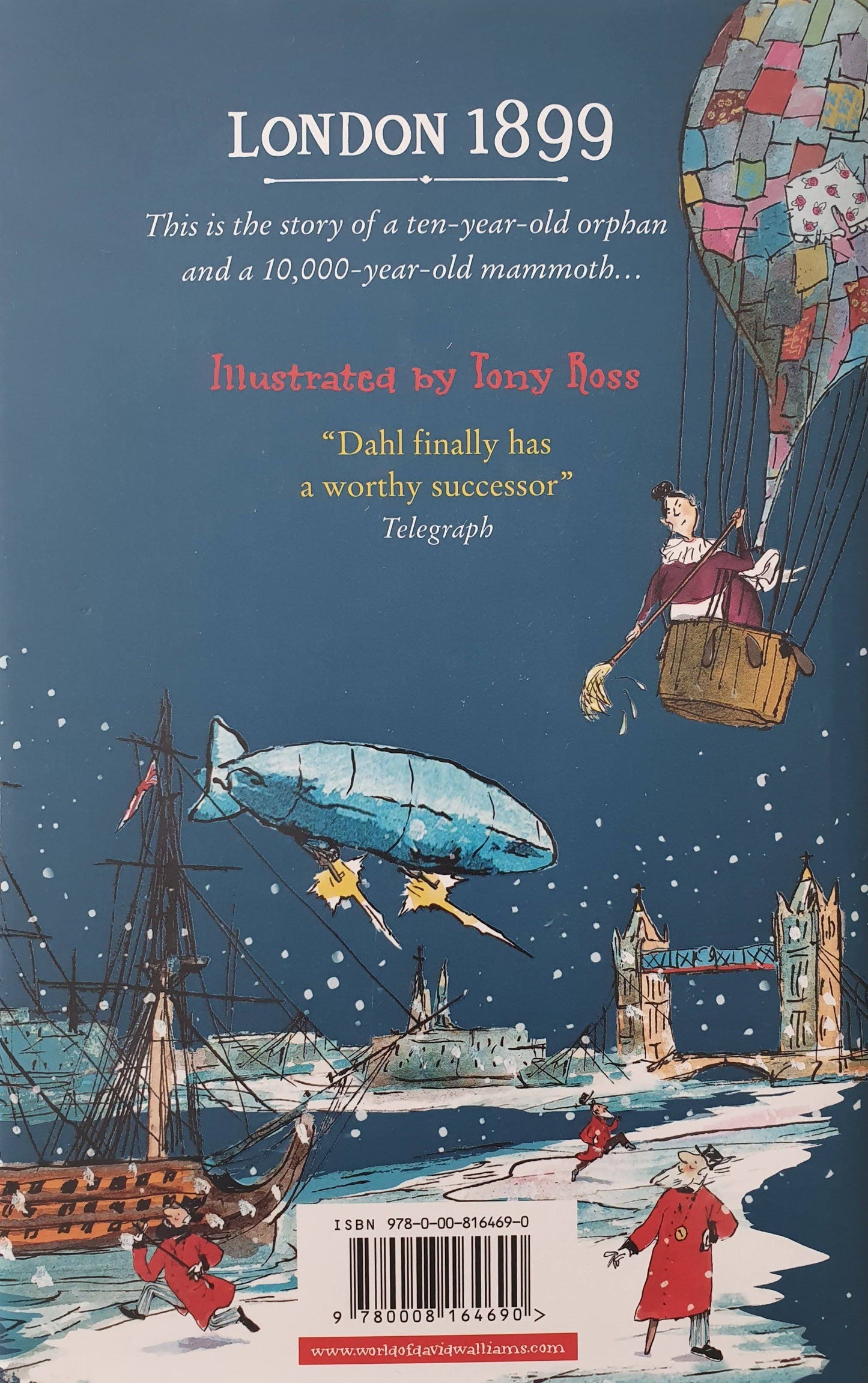 The Ice Monster Like New, 9+ years David Walliams (6657926299833)