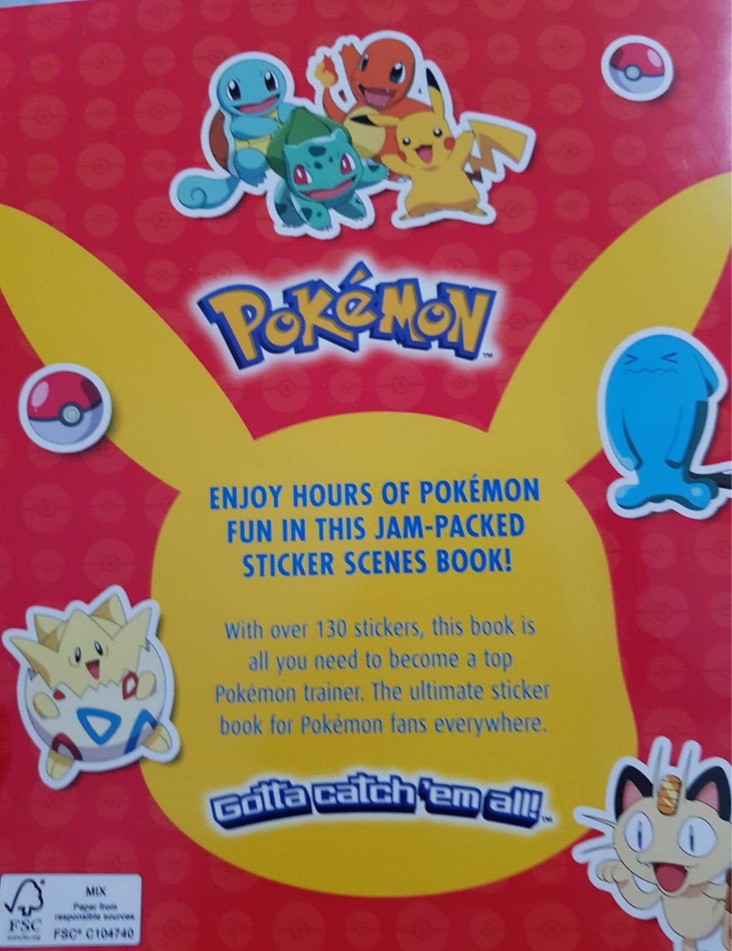 The Official Pokémon Sticker Book: With over 130 Stickers Well Read, 3-5 Yrs Recuddles.ch (6706331156665)