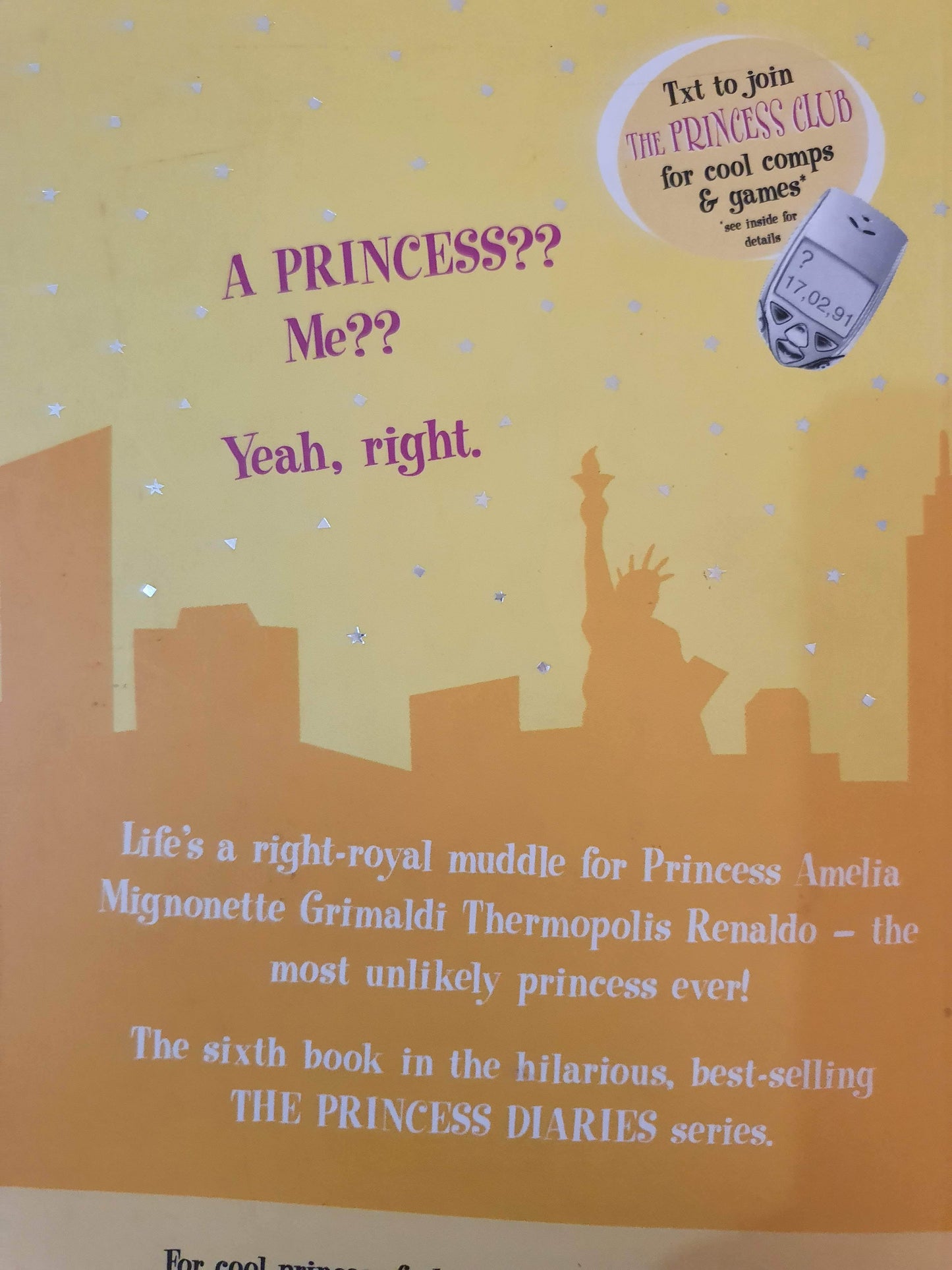 The Princess Diaries Sixsational Like New The Princess Diaries (4621818265655)
