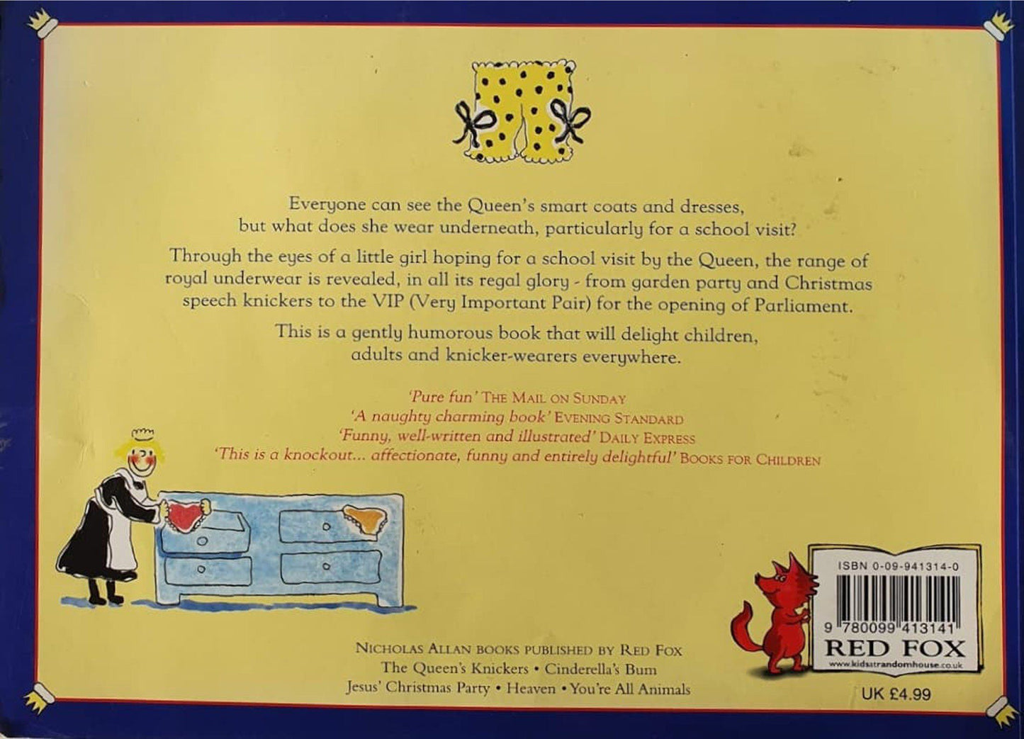 The Queen's Knickers Like New, 3+ yrs Recuddles.ch (6333753393337)