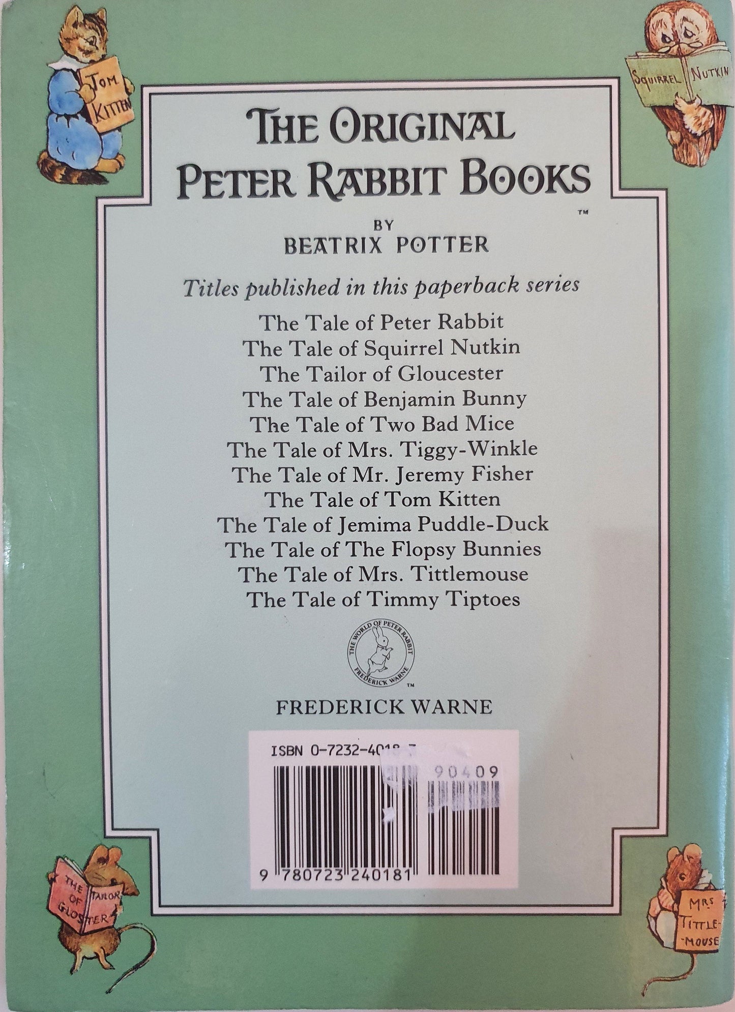 The Tale of the Flopsy Bunnies Like New Recuddles.ch (4630753902647)