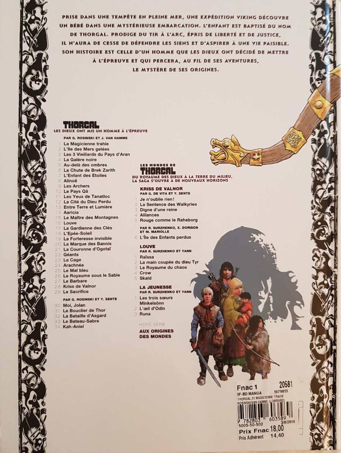 Thorgal - La Megicienne trahie Like New Thorgal (4619394220087)