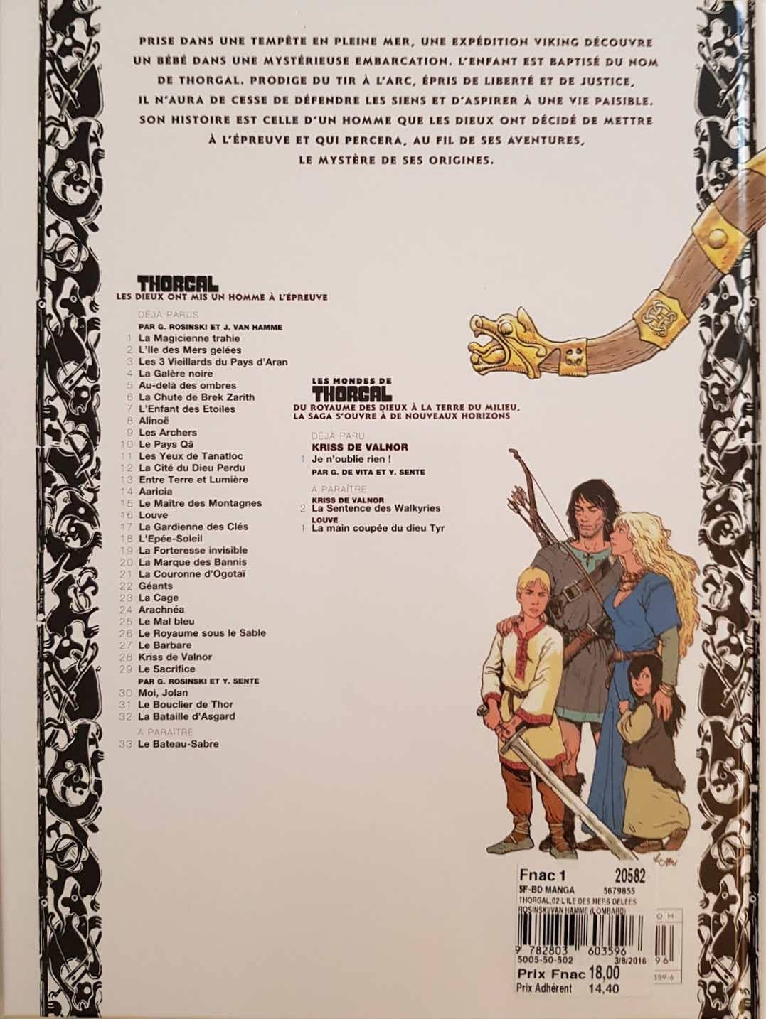 Thorgal - L'lle des Mers gelées Like New Thorgal (4619394252855)