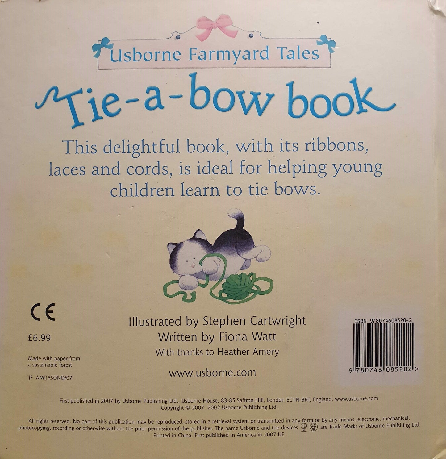 Tie a Bow book Very Good Recuddles.ch (6174125097145)