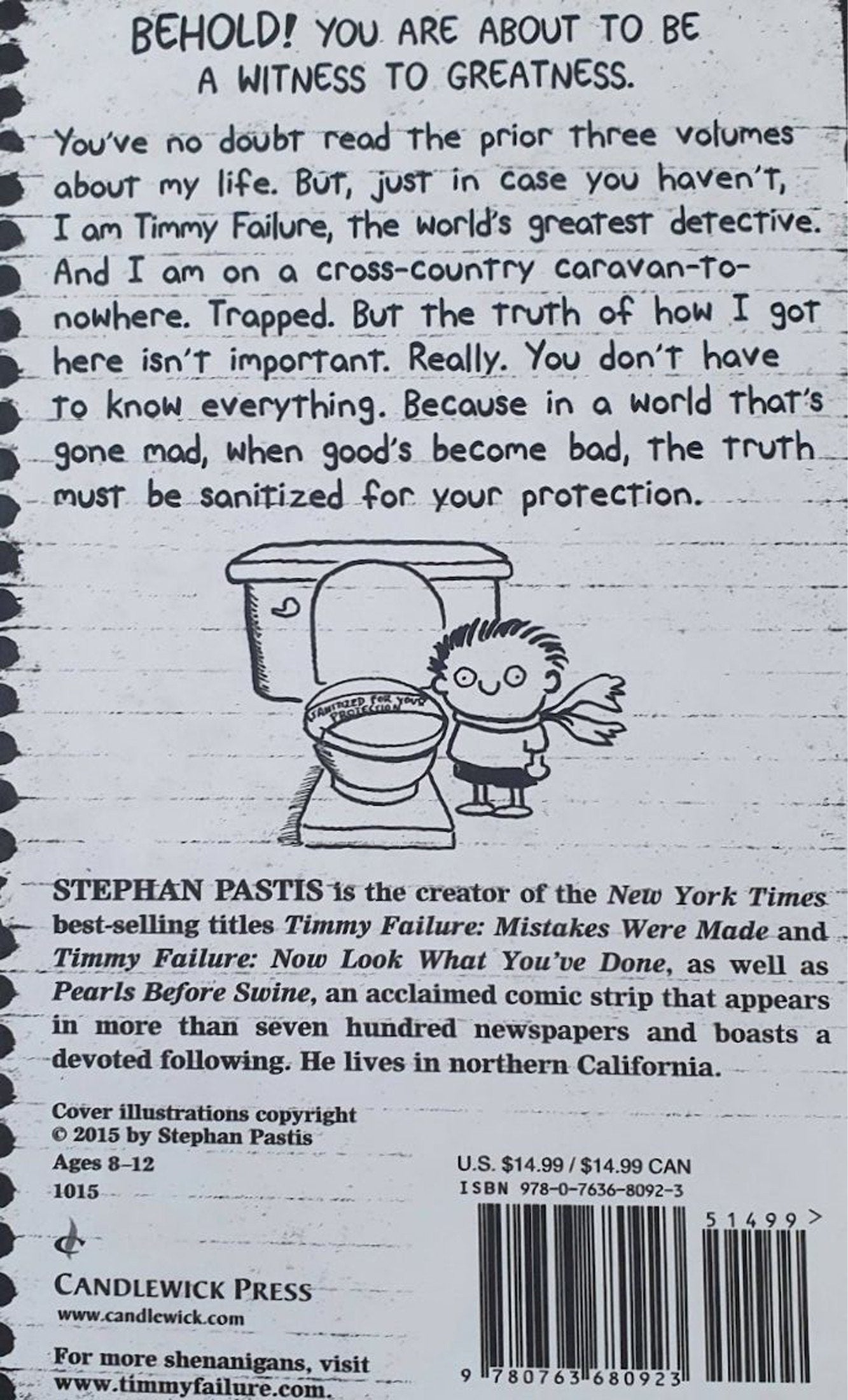 Timmy Failure - Sanitized For Your Protection Like New, 9+ years Timmy Failure (7050829529273)