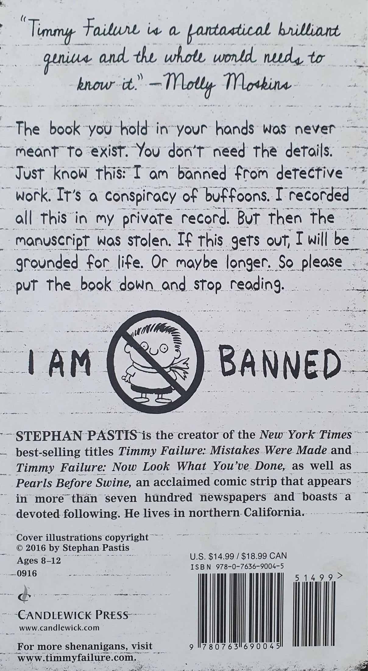 Timmy Failure - The Books You're Not Supposed To Have Like New, 9+ years Timmy Failure (7050829496505)