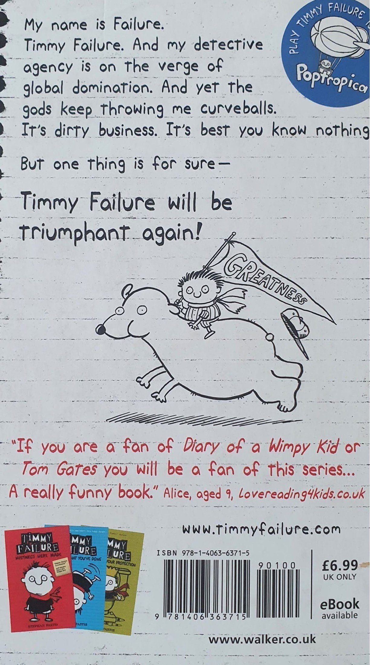 Timmy Failure - We Meet Again Like New, 9+ years Timmy Failure (7050829463737)