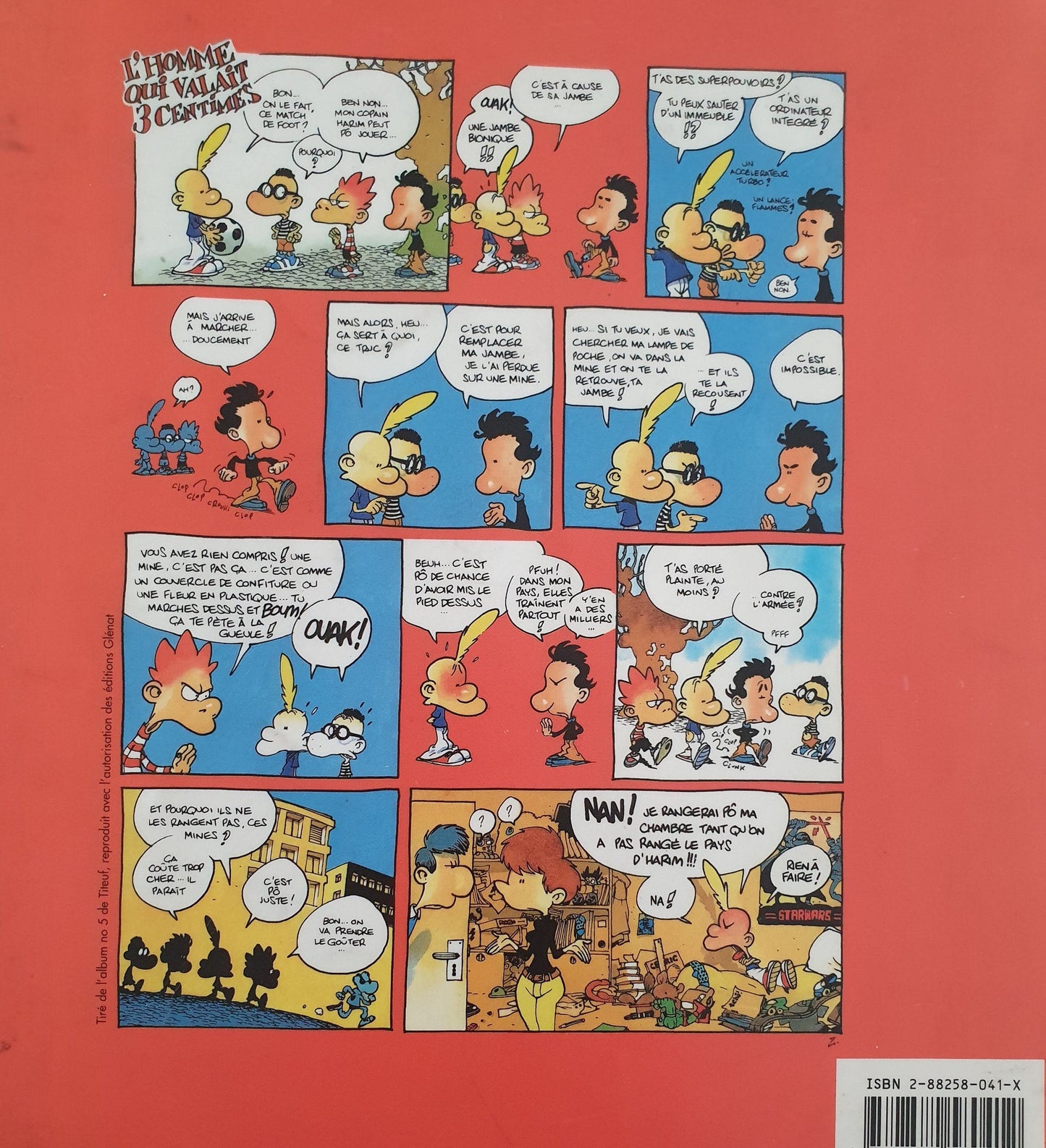 TITEUF : Faut po Laisser Faire Like New Titeuf (6169438290105)