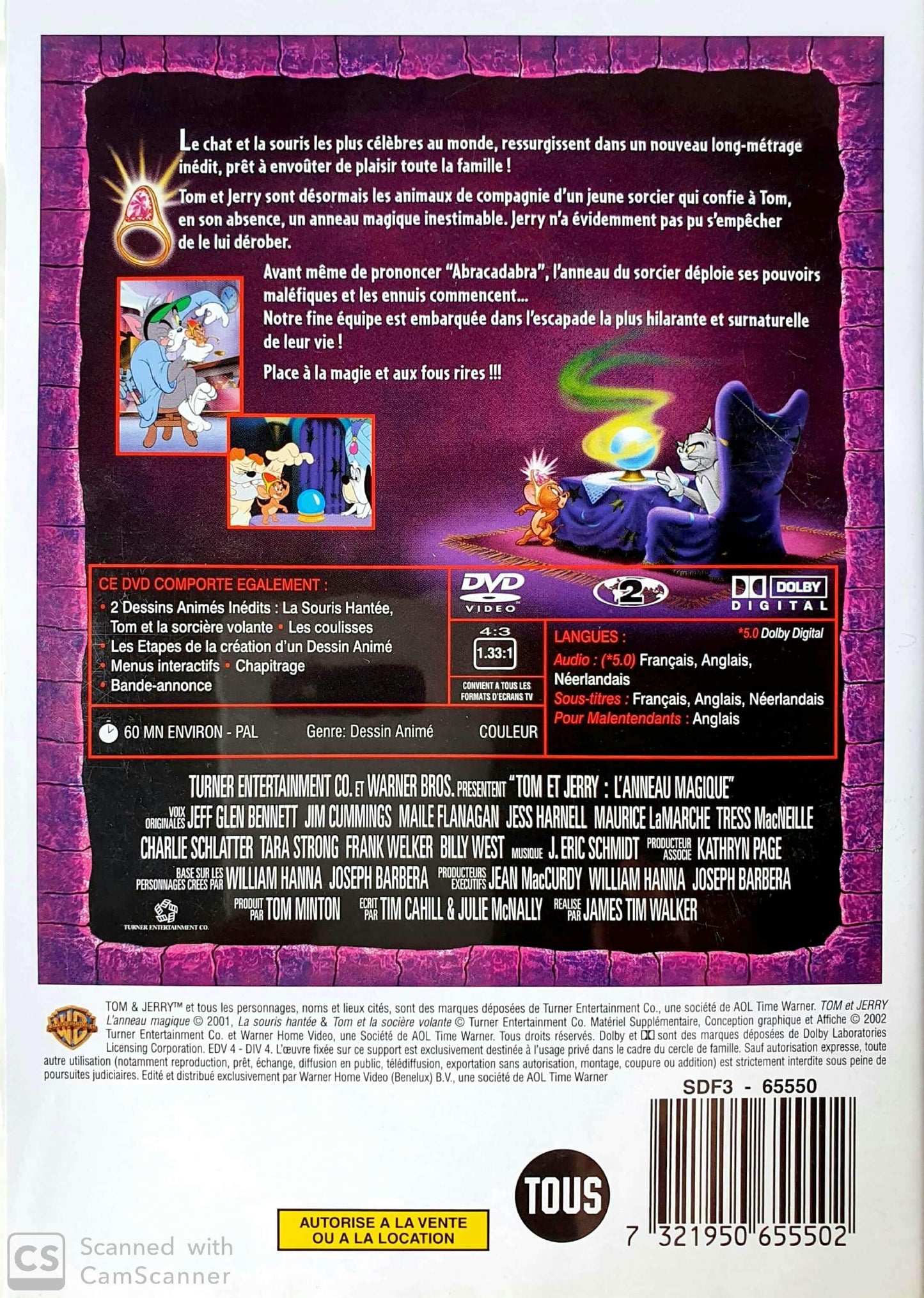 Tom et Jerry: I'Anneau Magique EN, FR ReCuddles (4606741119031)