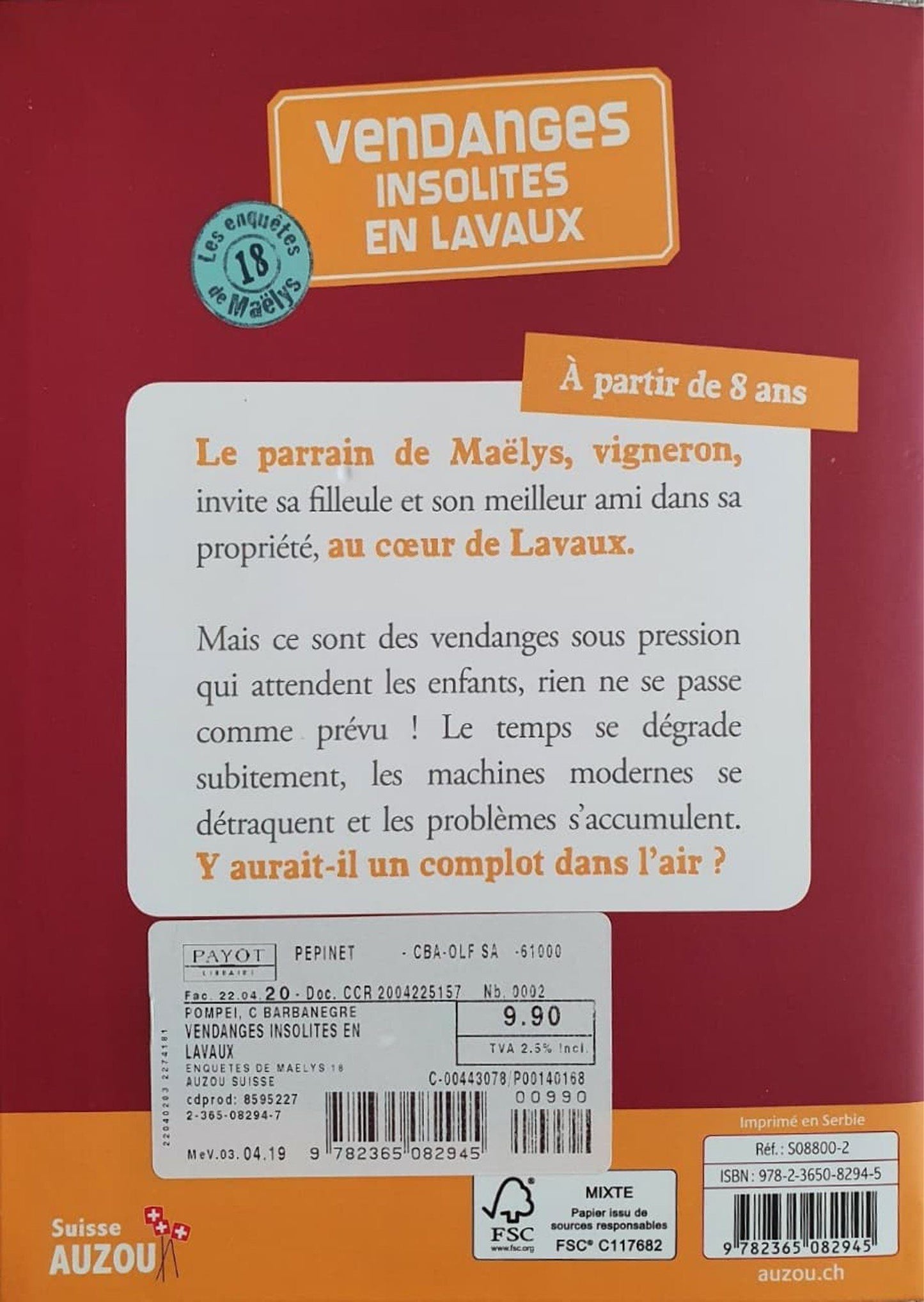 Vendanges Insolites En Lavaux Like New, 8+ Yrs Recuddles.ch (6693586174137)