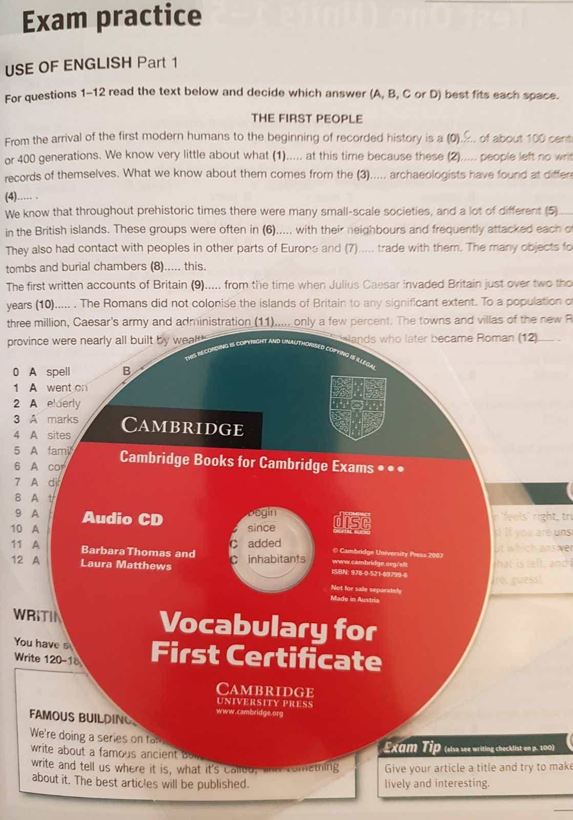 Vocabulary for First Certificate Like New Not Appicable (4619394514999)