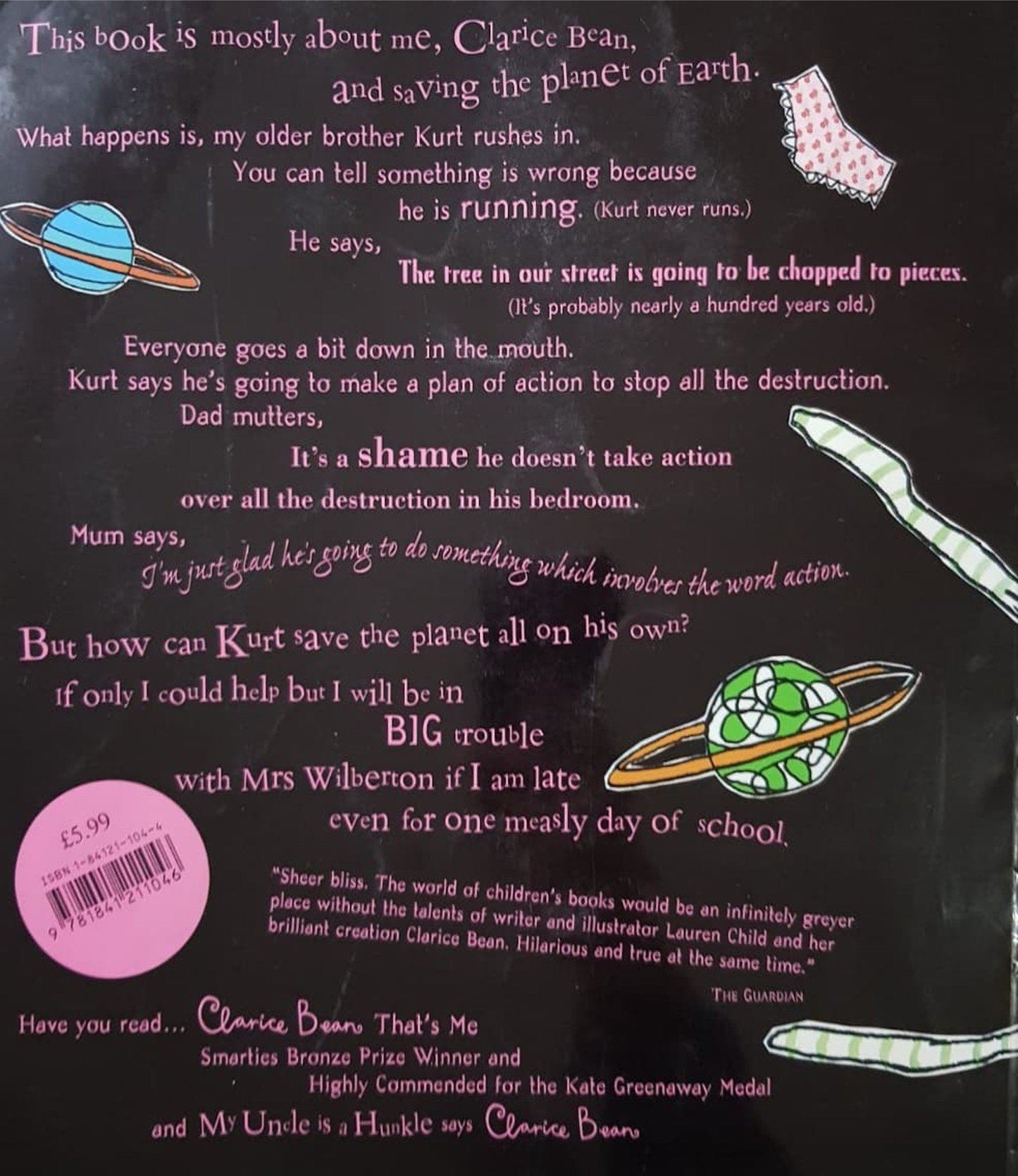 What Planet Are You From Clarice Bean? Very Good, 5+ Yrs Recuddles.ch (6572955599033)