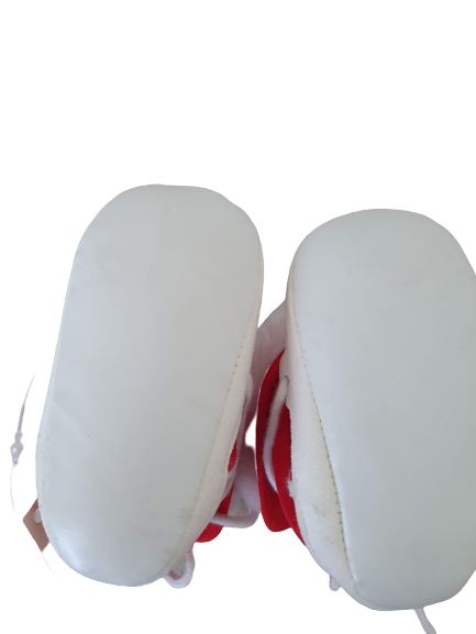 White & Red Boots Chicco,Size 15-16 Chicco (4622673084471)