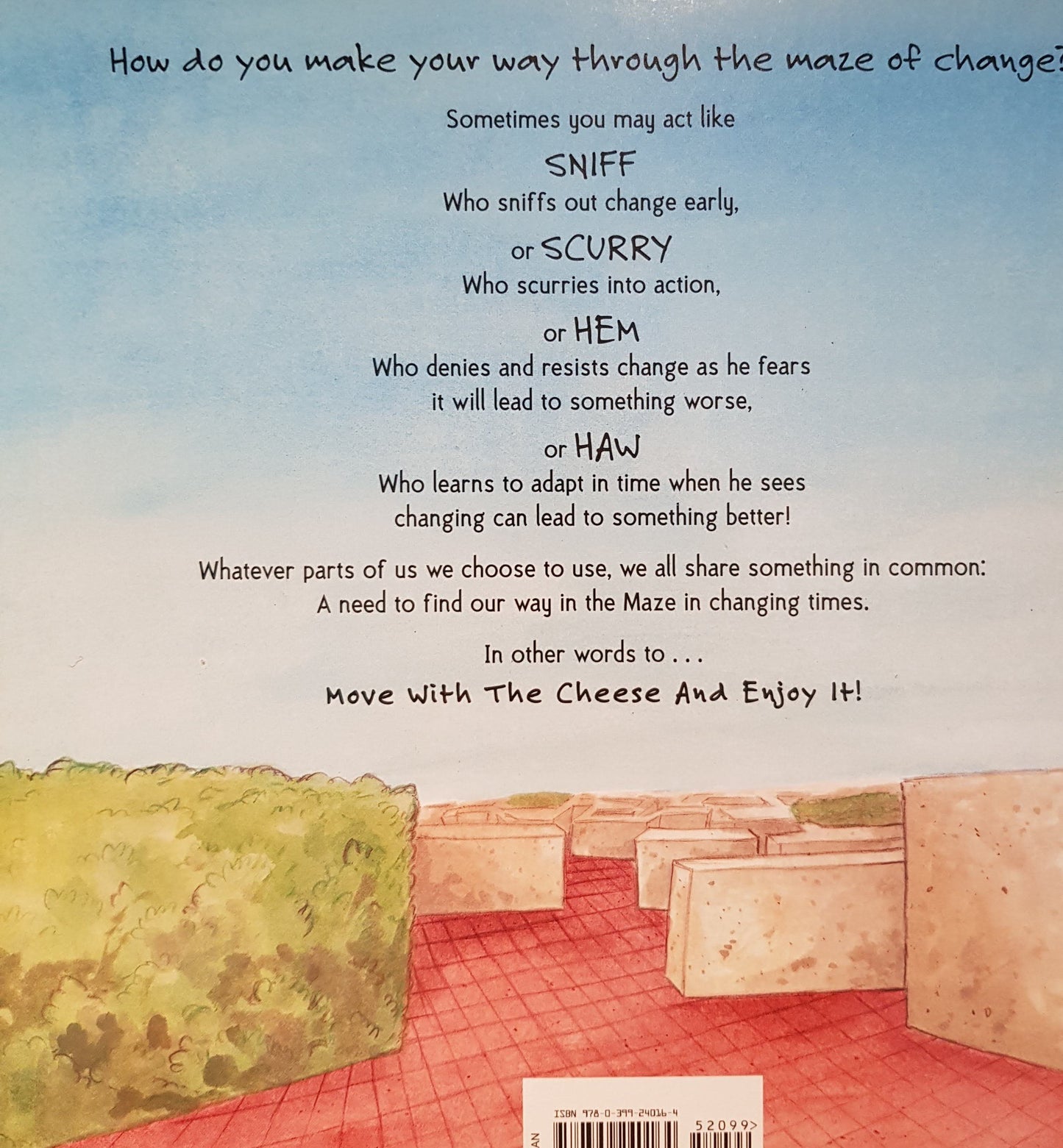 Who Moved my Cheese for kids Like New: no signs of wear Recuddles.ch (4627909476407)