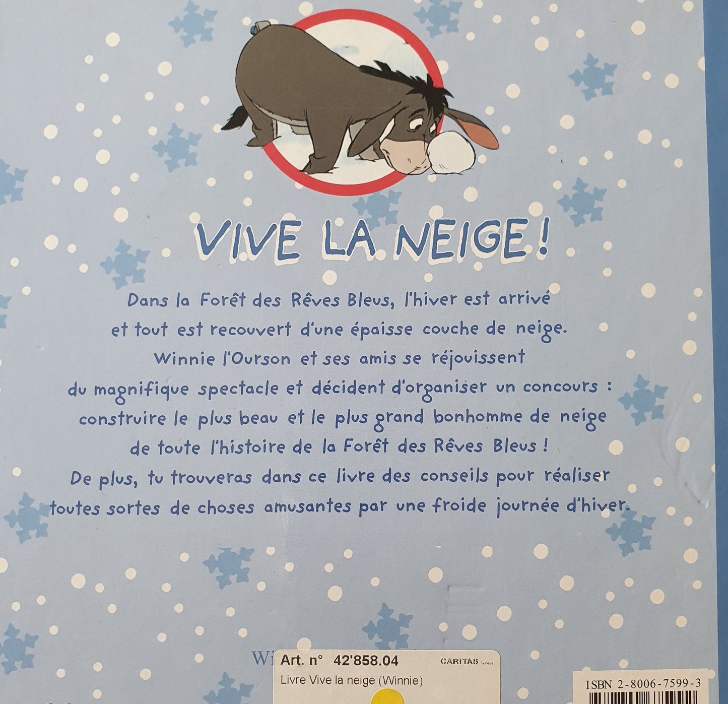 Winnie l'ourson - Vive La Neige Very Good, 0-5 Yrs Winnie the Pooh (6688597311673)