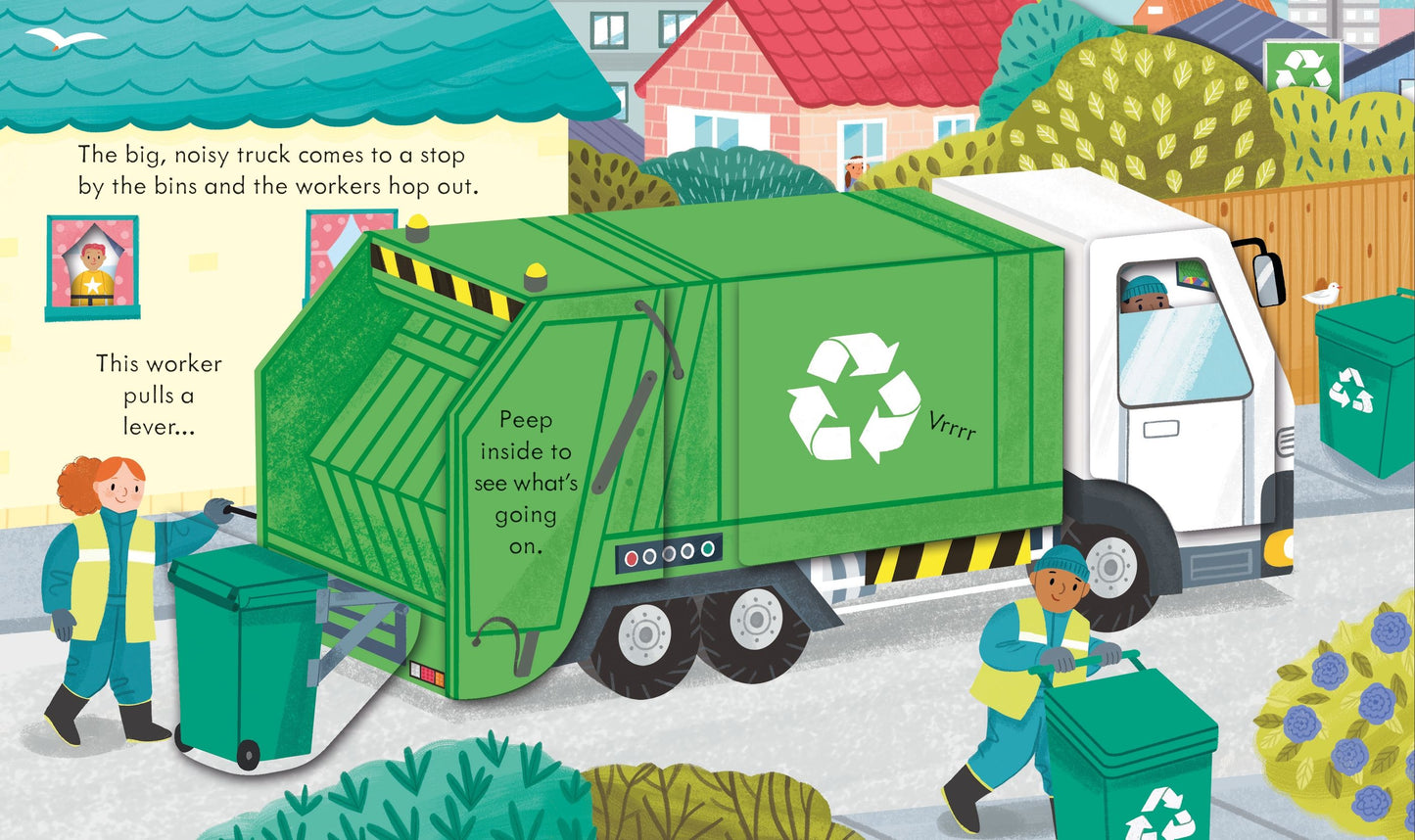 Peep Inside how a Recycling truck works (8450475786457)