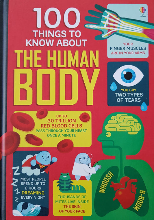 100 things to know about human body New Usborne  (6269356310713)