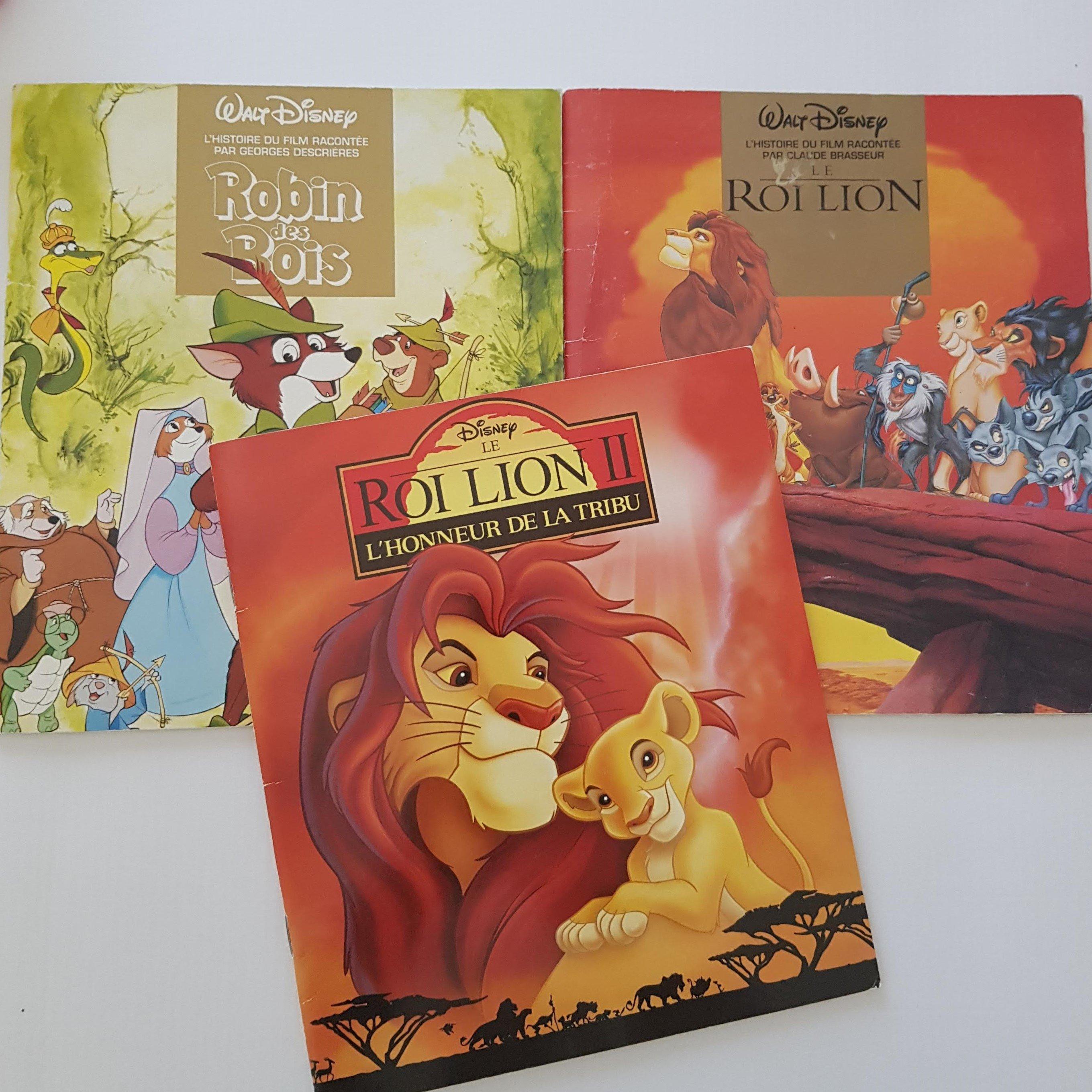 Lion Robi 3 Livres: Le Roi Lion II l'honneur-de-la-tribu, Robin Des Bois,Le Roi ...