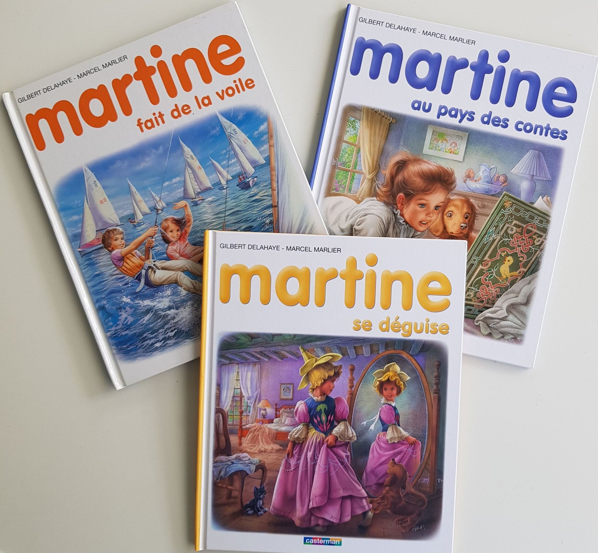 3 Livres: Martine - fait de la voile,se déguise,au pays des contes Like New Martine  (4605664395319)
