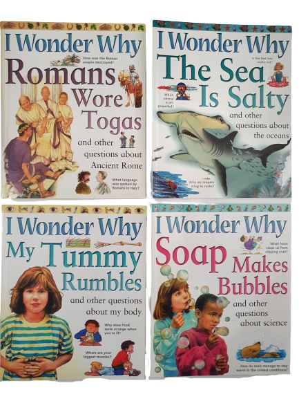 4 Books set : I wonder Why Like New, 6-8 Years Recuddles.ch  (7071892275385)