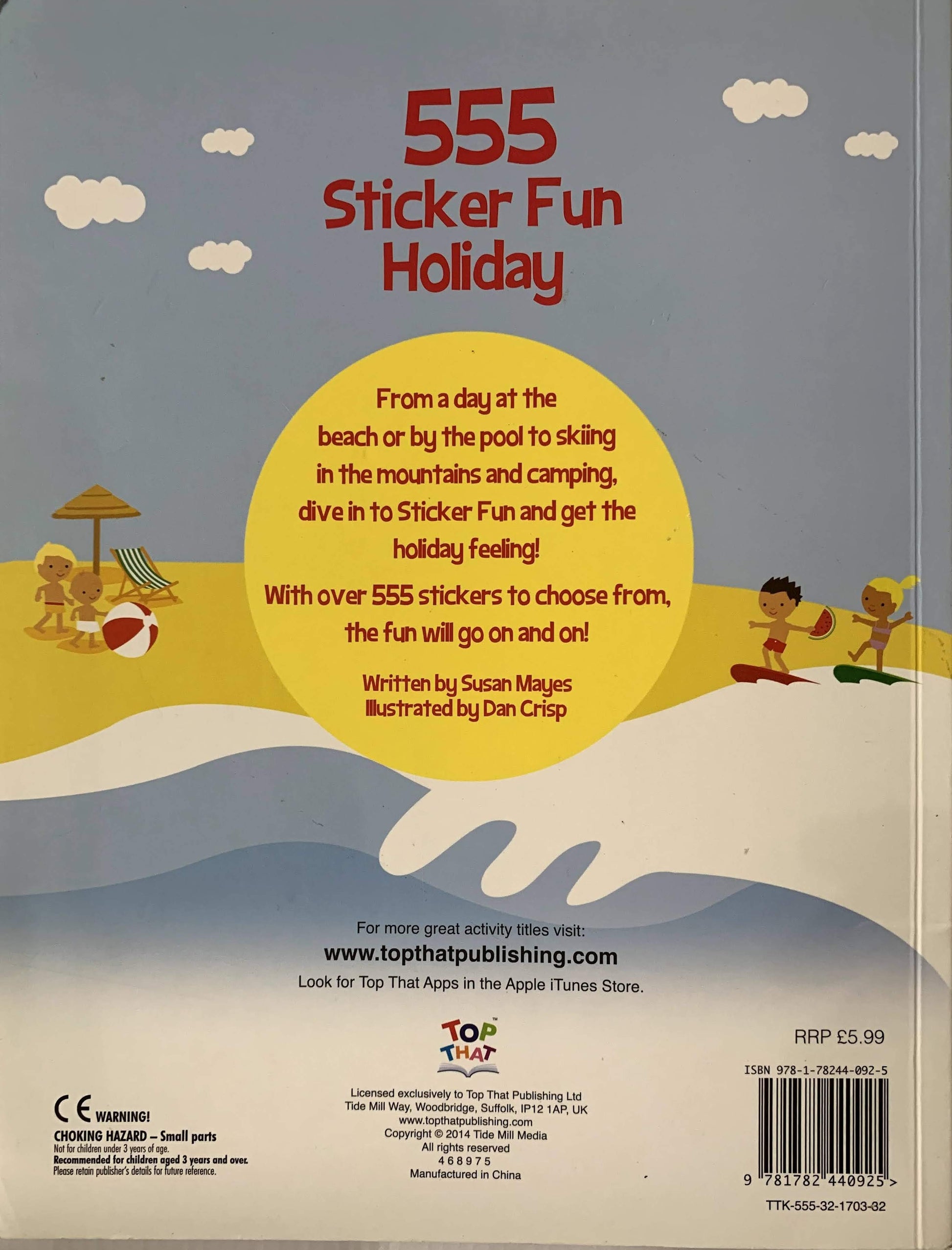 555 Sticker fun holiday Like New, 4-6 yrs Not Applicable  (7032171528377)