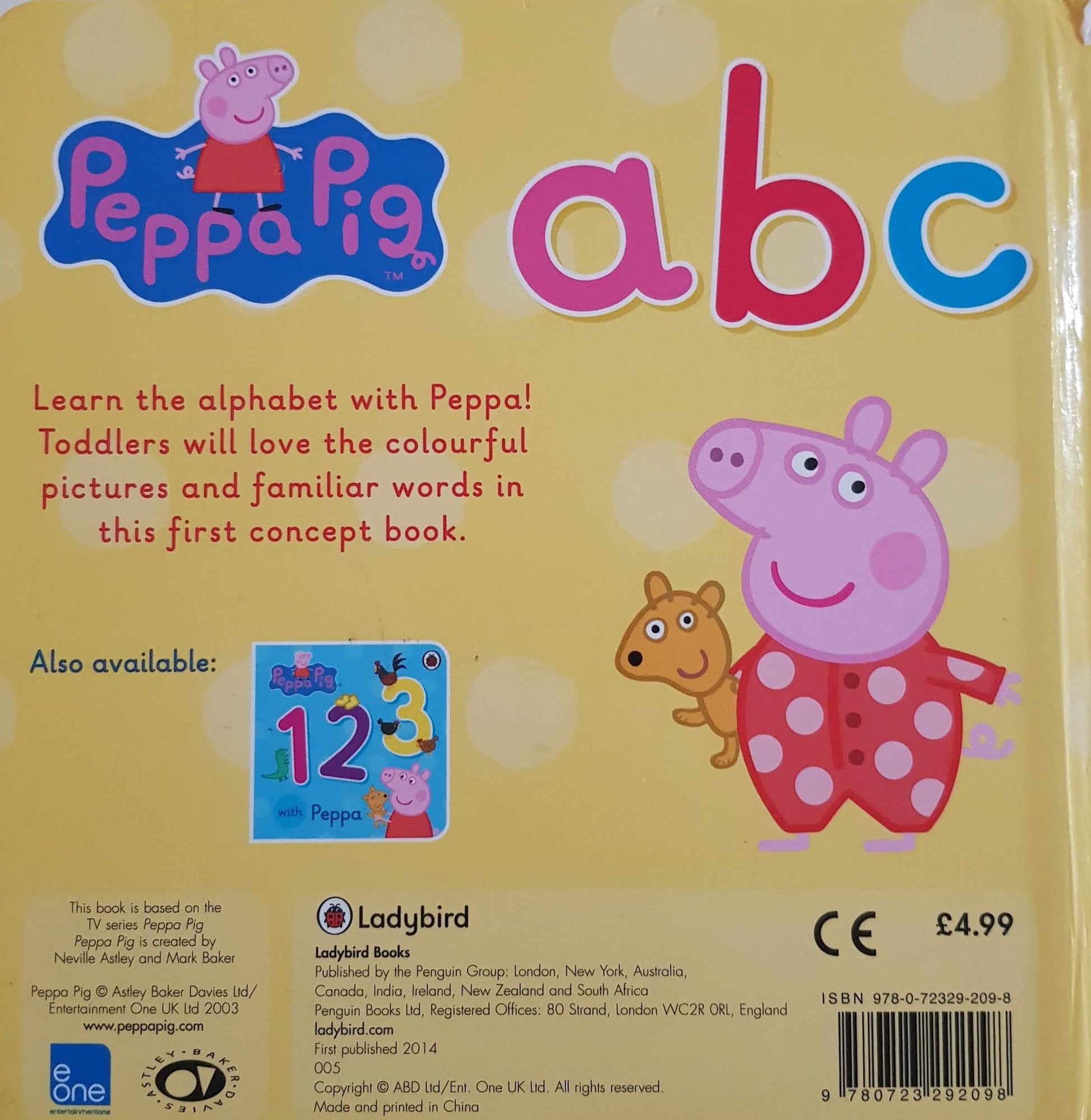 ABC with peppa Like New Peppa Pig  (6130801508537)
