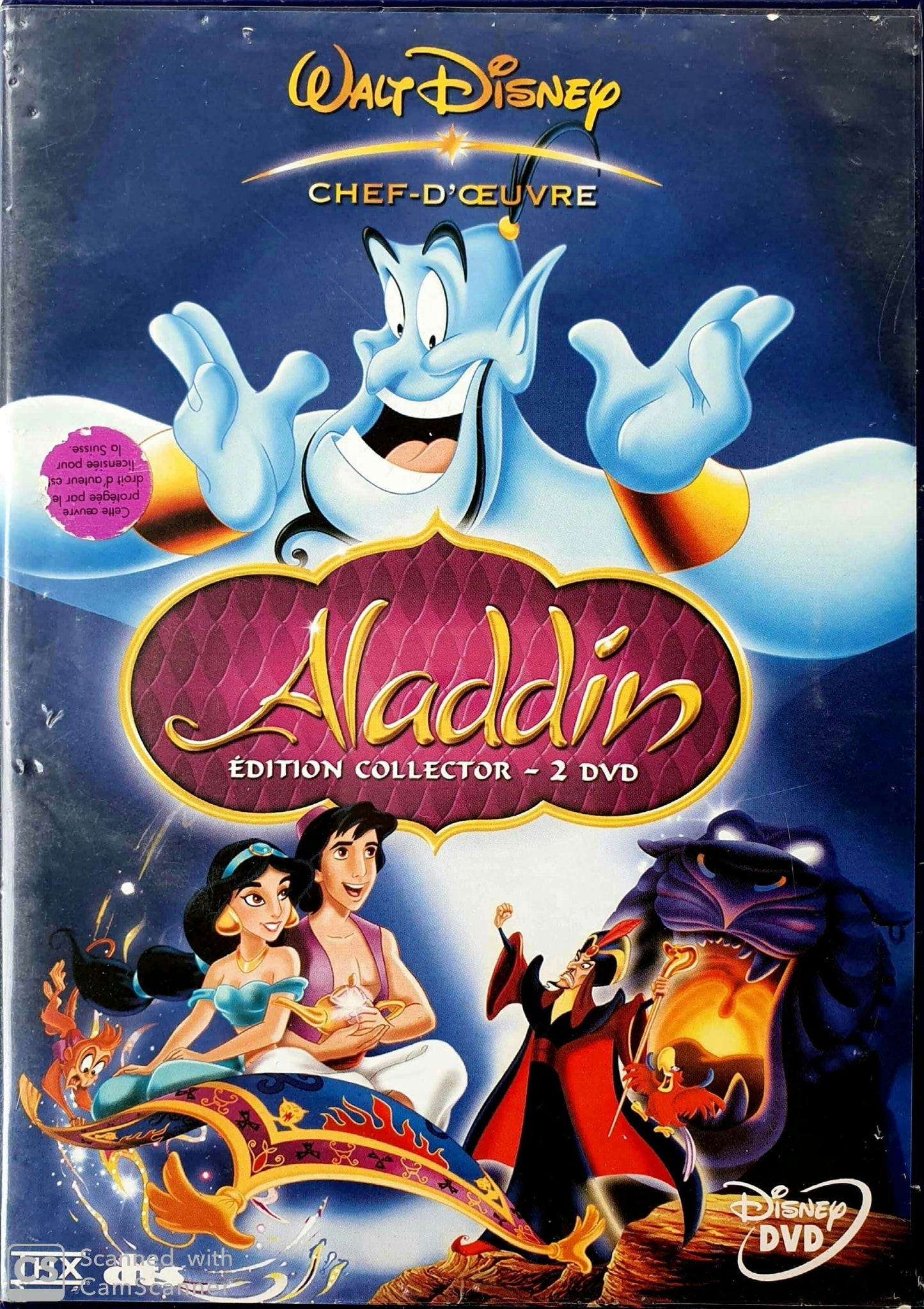 Aladdin - 2DVD EN, FR Disney  (4606740103223)