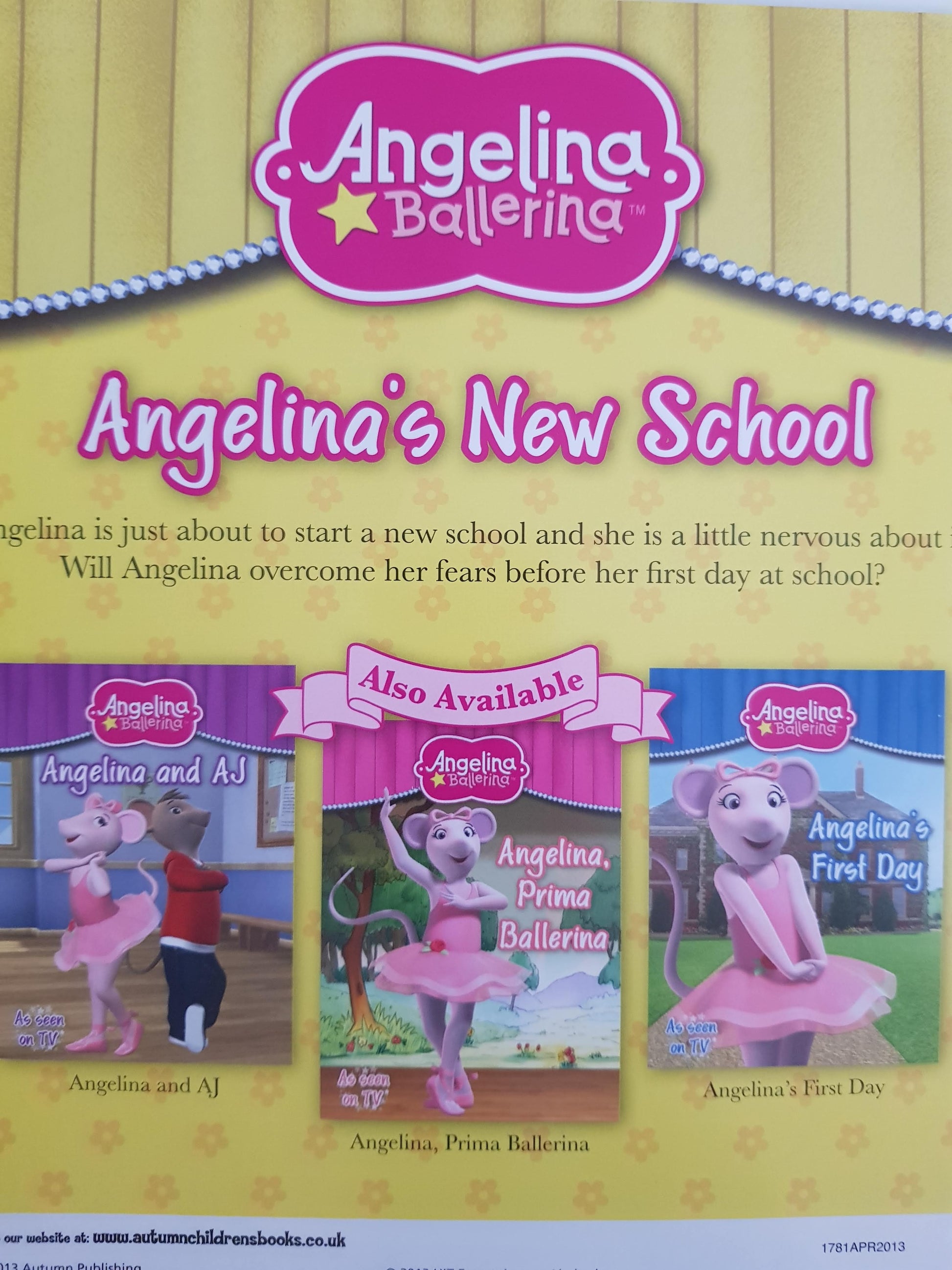Angelina's New school Like New Angelina  (6086188105913)