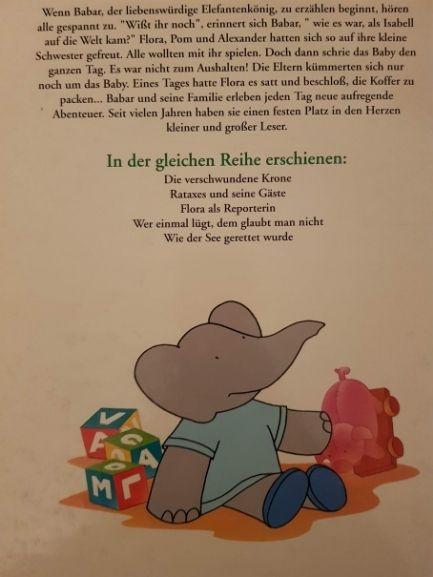 Babar Isabell, das Elefantenbaby Like New Recuddles.ch  (4627979796535)