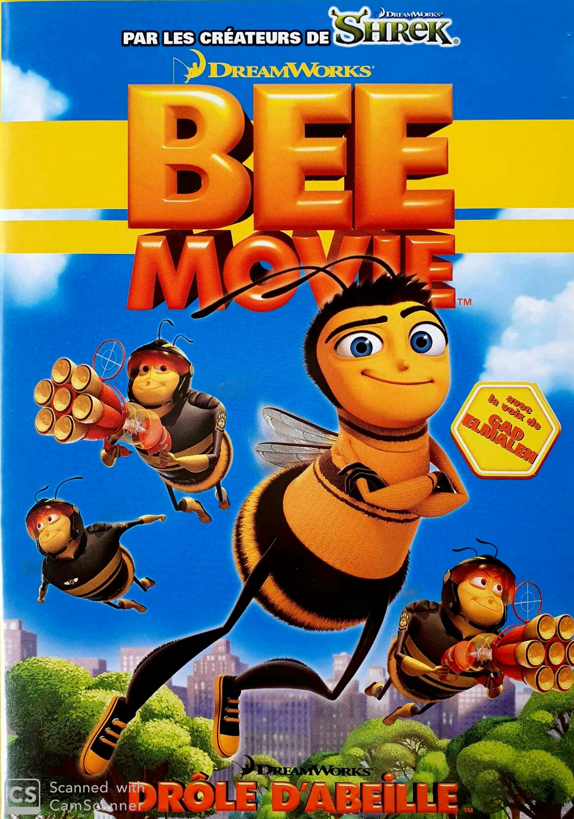 Bee Movie EN, FR ReCuddles  (4606740365367)