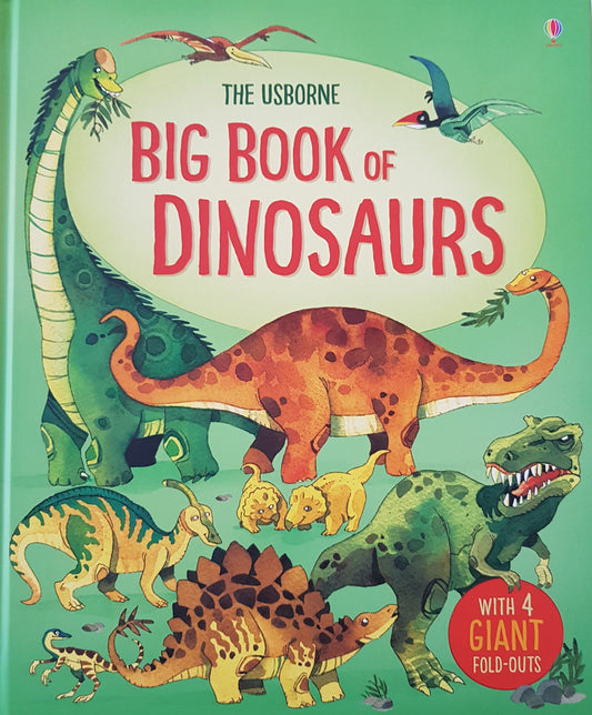Big Book of Dinosaurs New, +4 Yrs Usborne  (6299139276985)