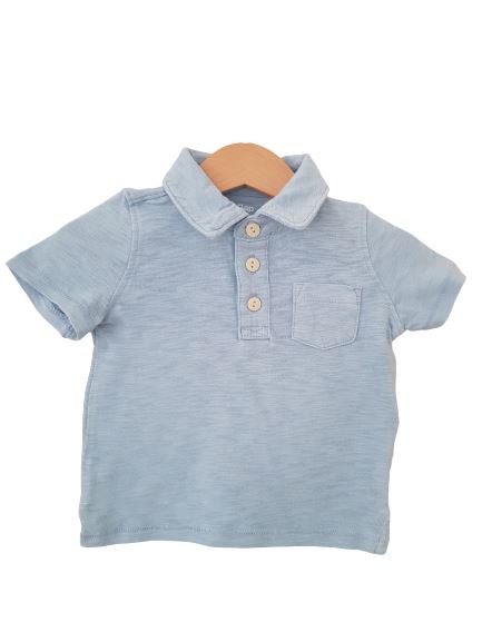 Blue Collar T-shirt GAP,6-12 months GAP  (4612026466359)