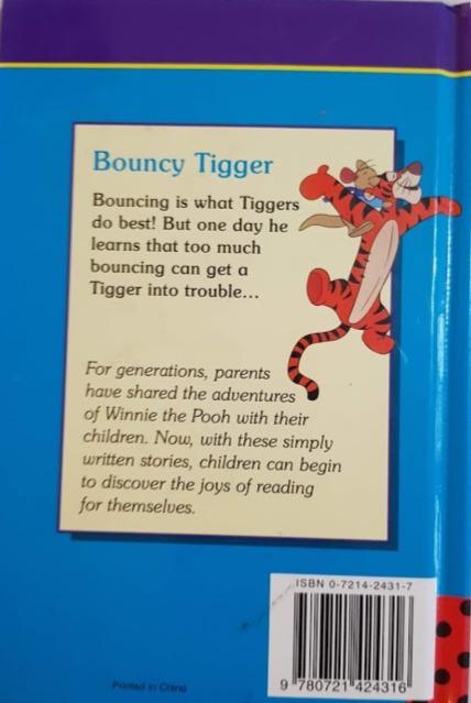 Bouncy Tigger Like New Winnie the Pooh  (6216142717113)