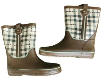 Brown check Rainboots Be Only, Size 31 Be Only  (4630308257847)
